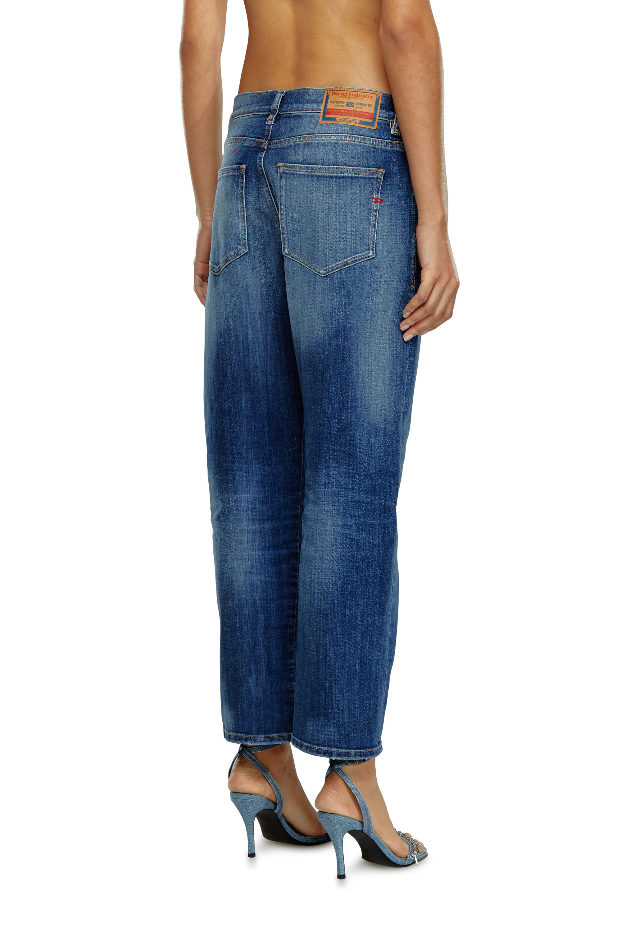 Diesel - Regular Jeans 2016 D-Air 09H37 Femme, Bleu moyen - Image 4