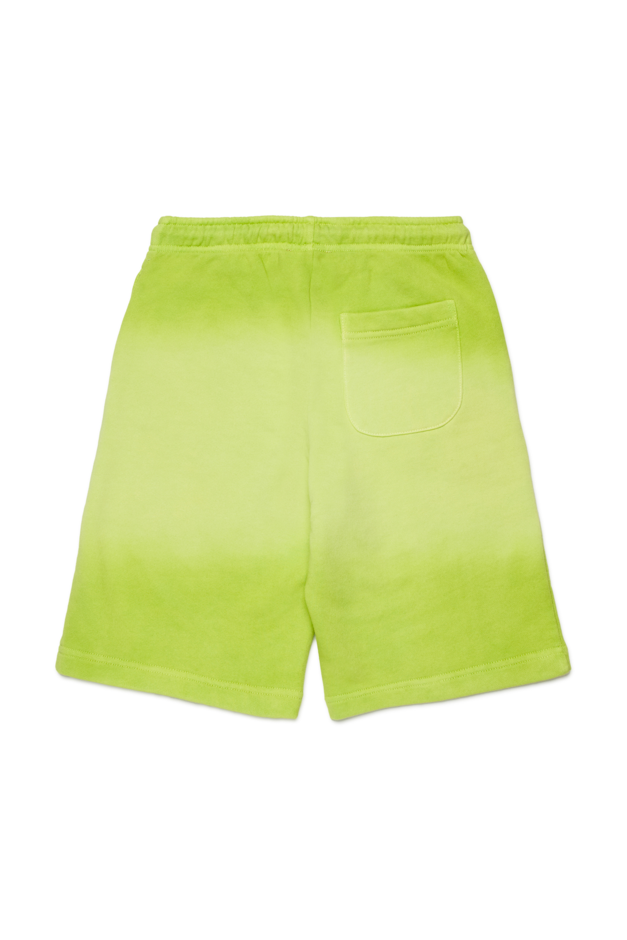 Diesel - PSHADE, Short en coton &agrave; d&eacute;lavage d&eacute;grad&eacute; Homme in Vert - 2