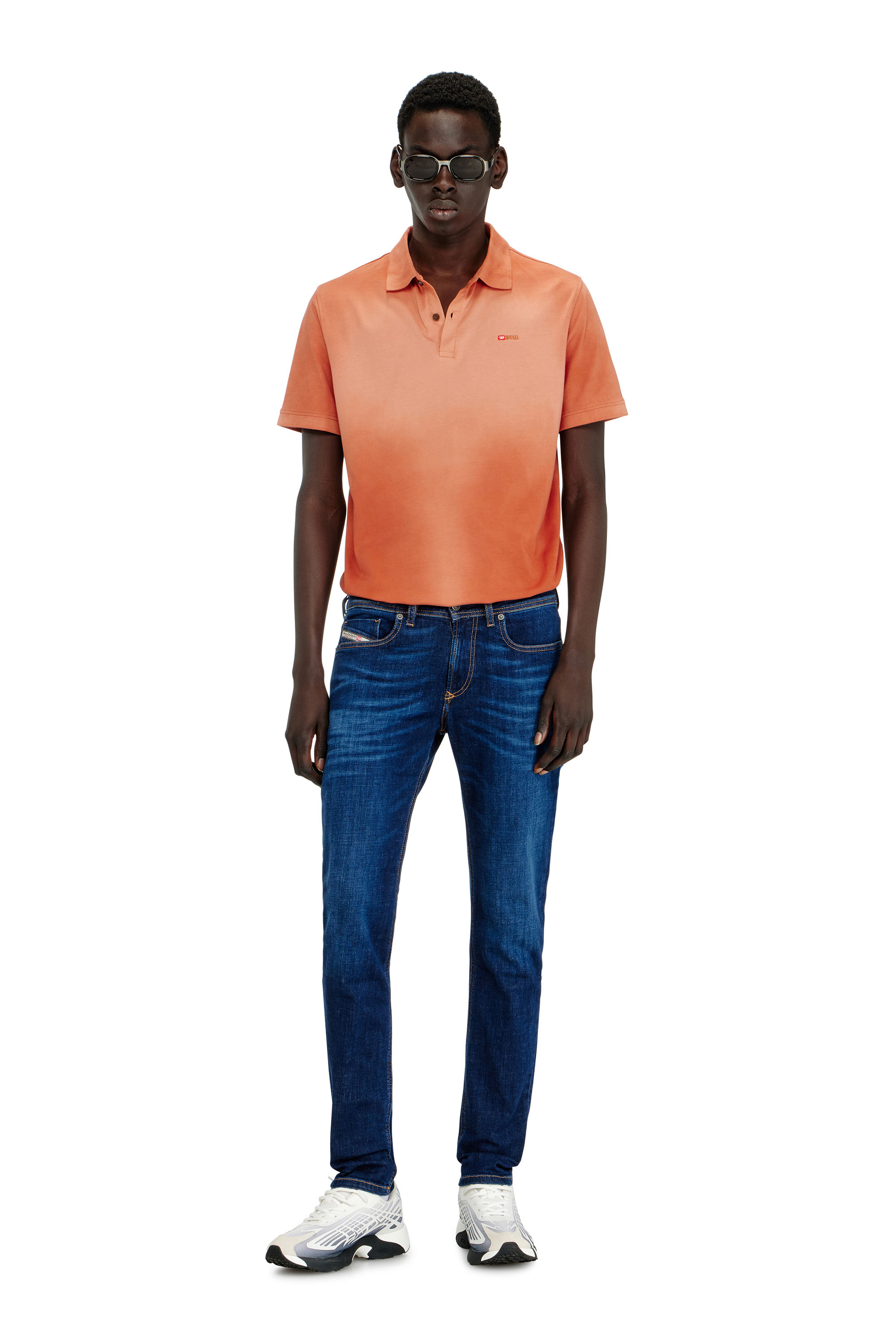 Diesel - Skinny Jeans 1979 Sleenker 09J17 Homme, Bleu Fonc&eacute; - Image 3