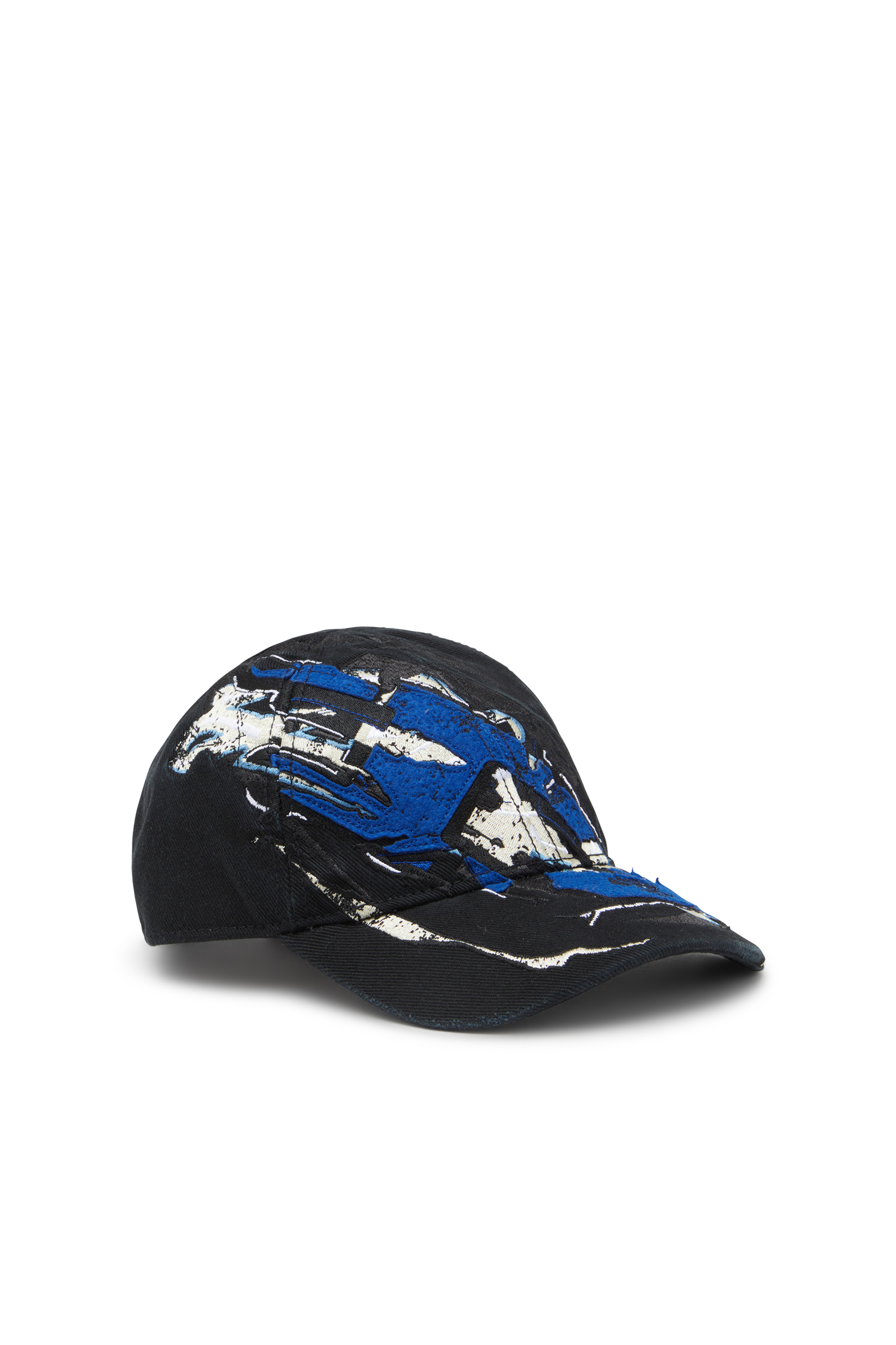 Diesel - C-EIFFEL, Casquette de baseball avec Oval D audacieux Homme in Polychrome - 1