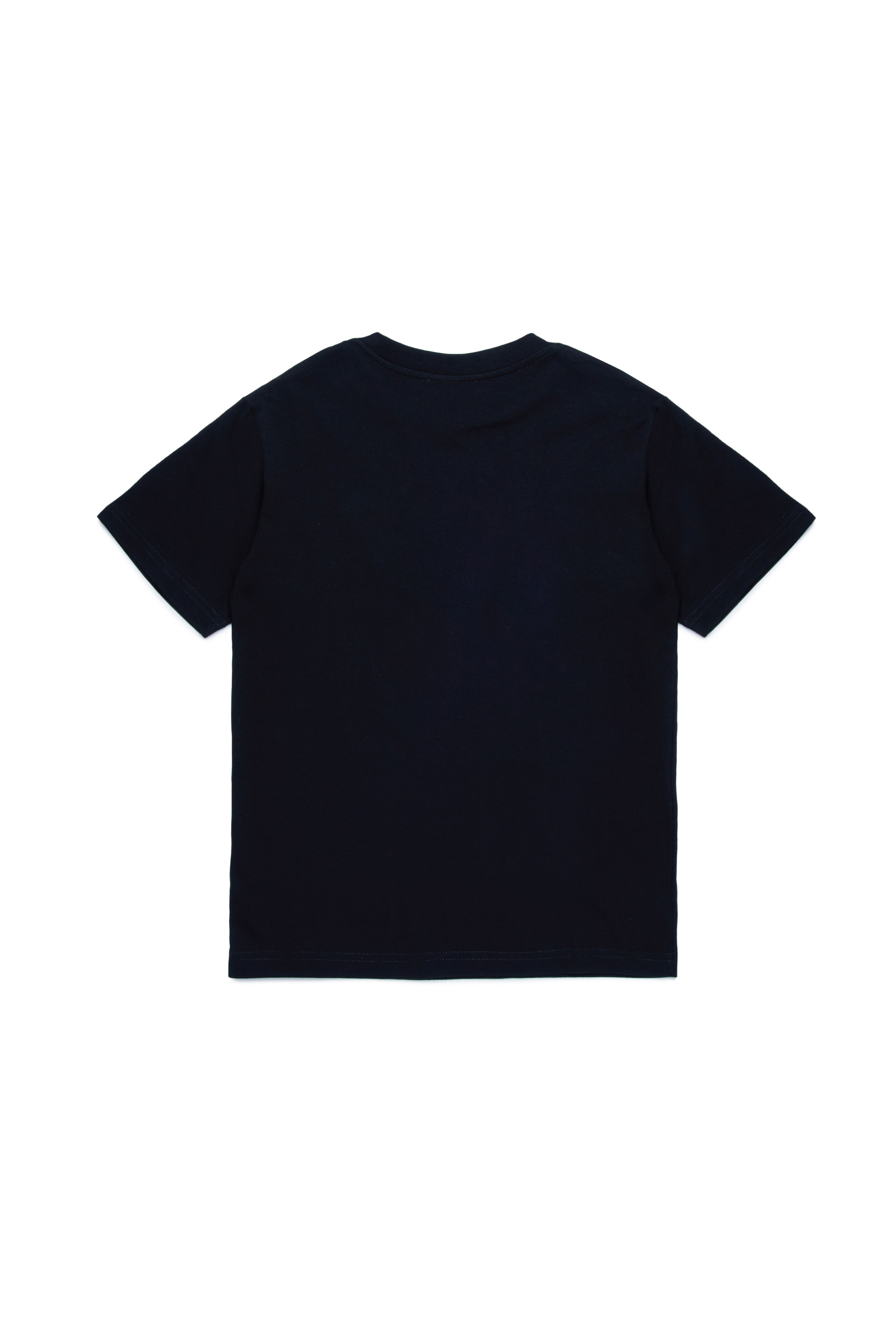 Diesel - TMUST OVER, Homme T-shirt avec logo style universitaire in Noir - Image 2