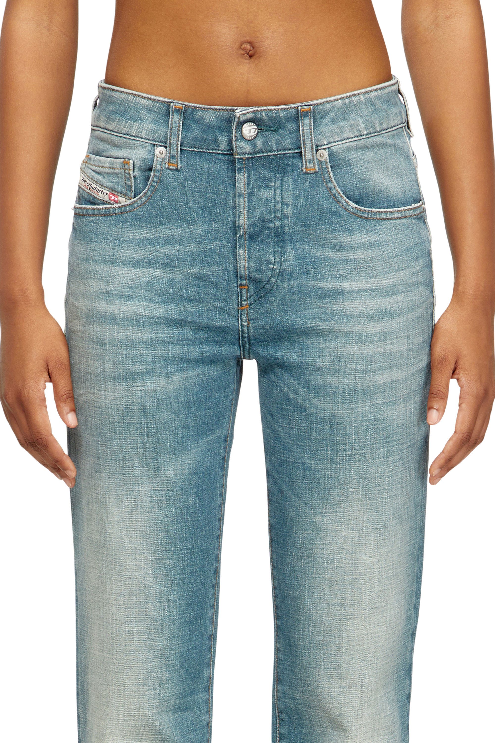Diesel - Regular Jeans 1989 D-Mine 09M58 Femme, Bleu moyen - Image 5