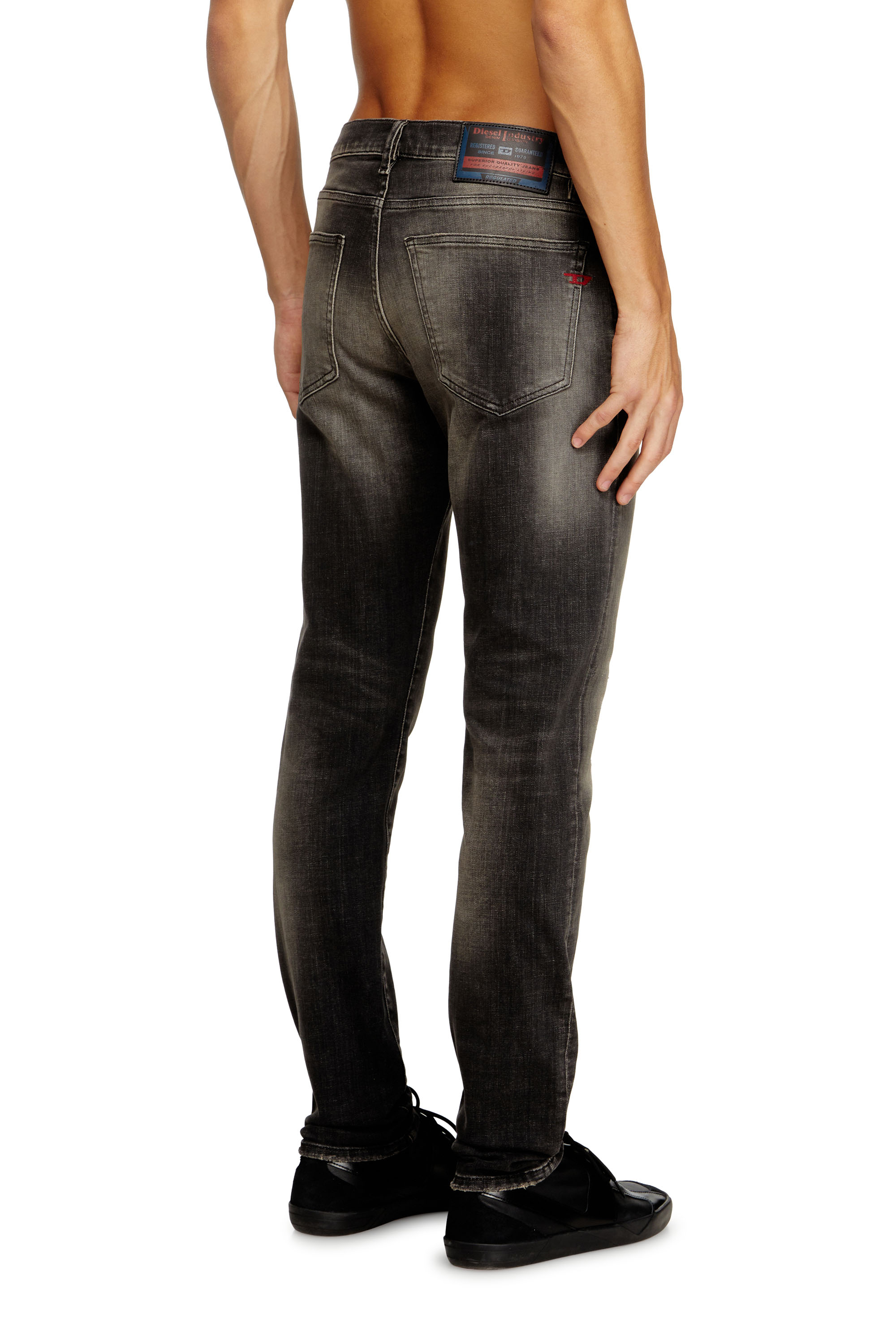 Diesel - Slim Jeans 2019 D-Strukt 09N59 Homme, Gris - Image 3