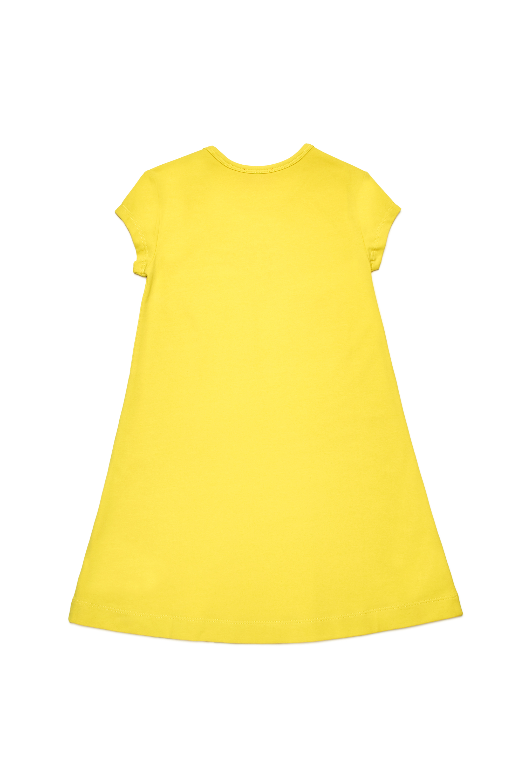 Diesel - DANGIELAM, Robe T-shirt avec cut-out Oval D Femme in Jaune - 2