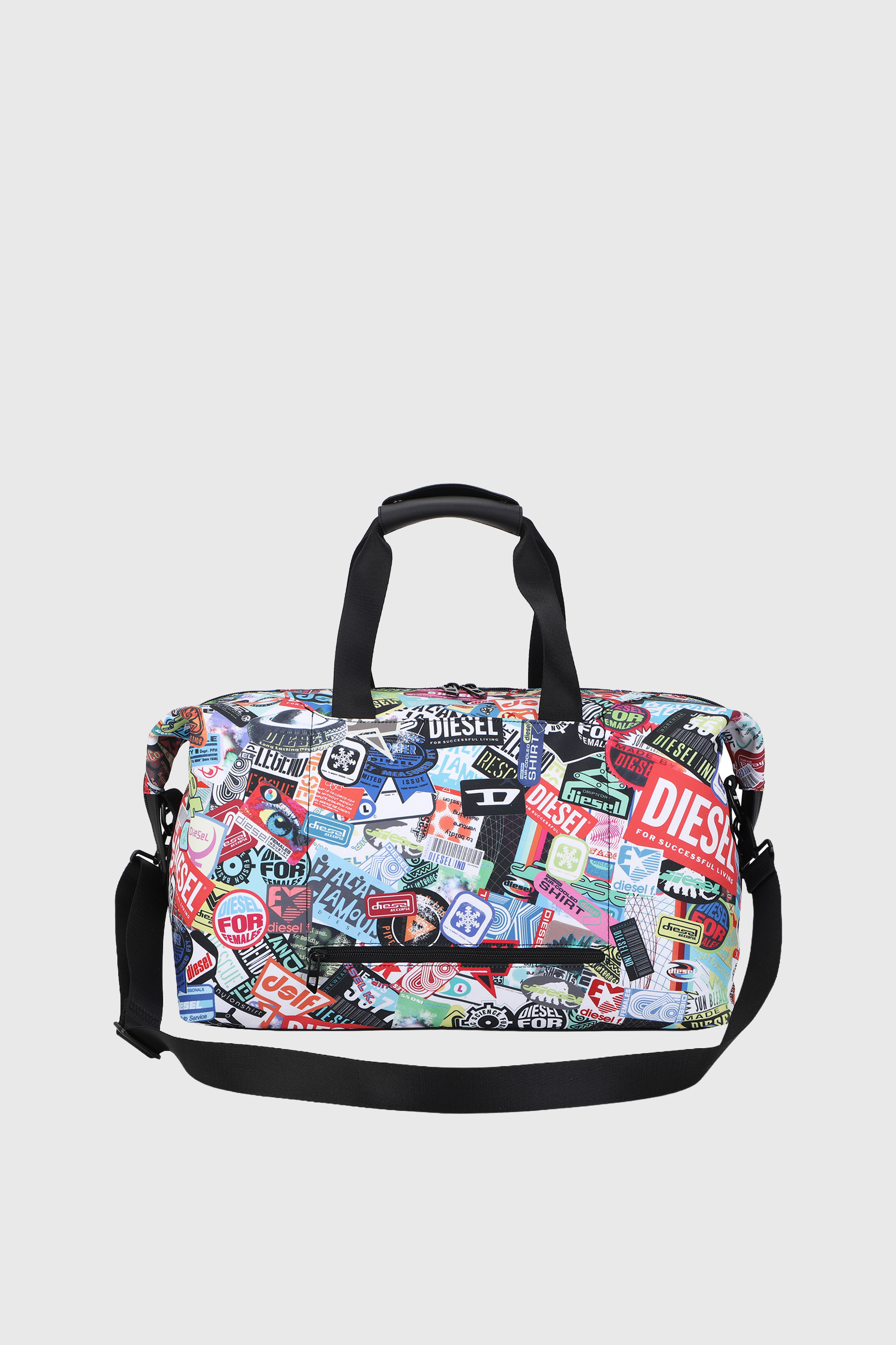 Diesel - DIESEL PC PRINTED DUFFLE-STICKERS- DSB00, Sac de voyage pratique avec des autoc Mixte in Polychrome - 3