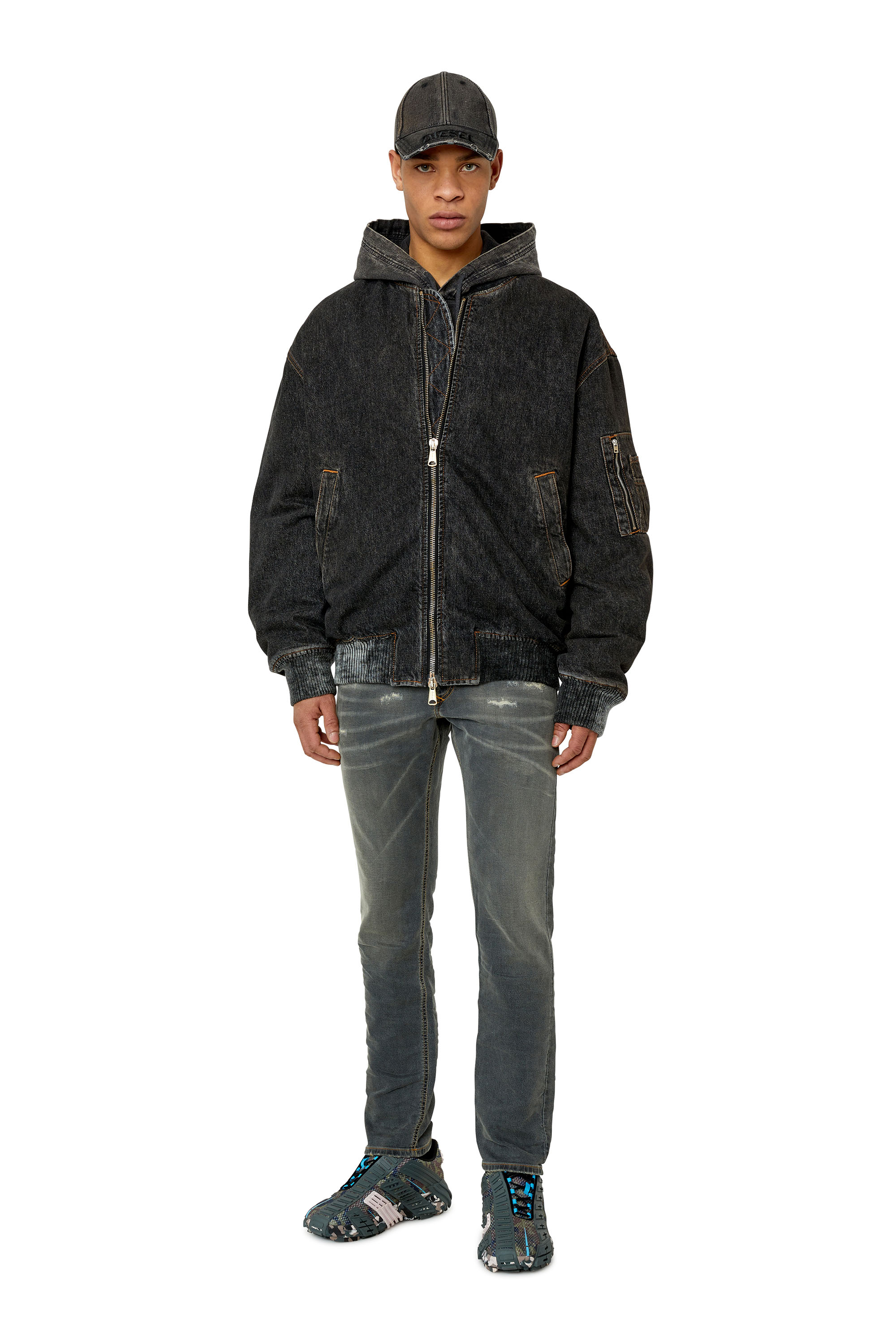 Diesel - Tapered 2030 D-Krooley Joggjeans® E689V, Dark grey - Image 4