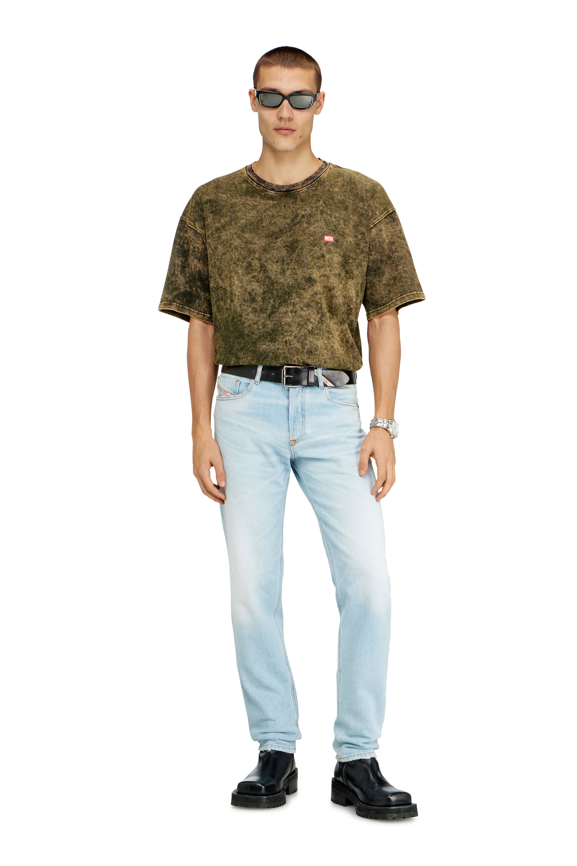 Diesel - Man's Regular Jeans 2023 D-Finitive 09N54, Light Blue - 2