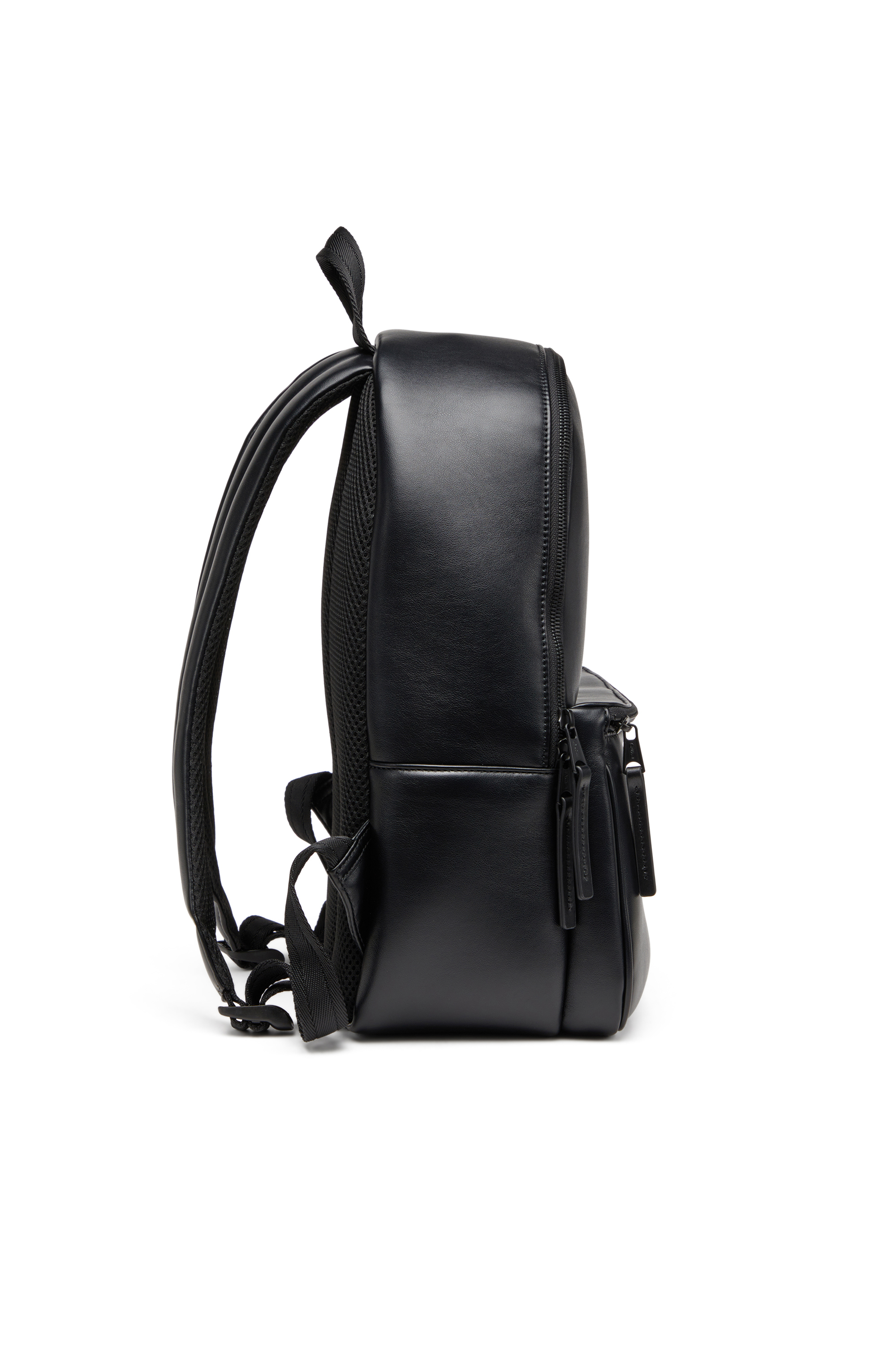 Diesel - HOLI-D BACKPACK M, Holi-D-Sac à dos en néoprène et PU Homme in Noir - 4