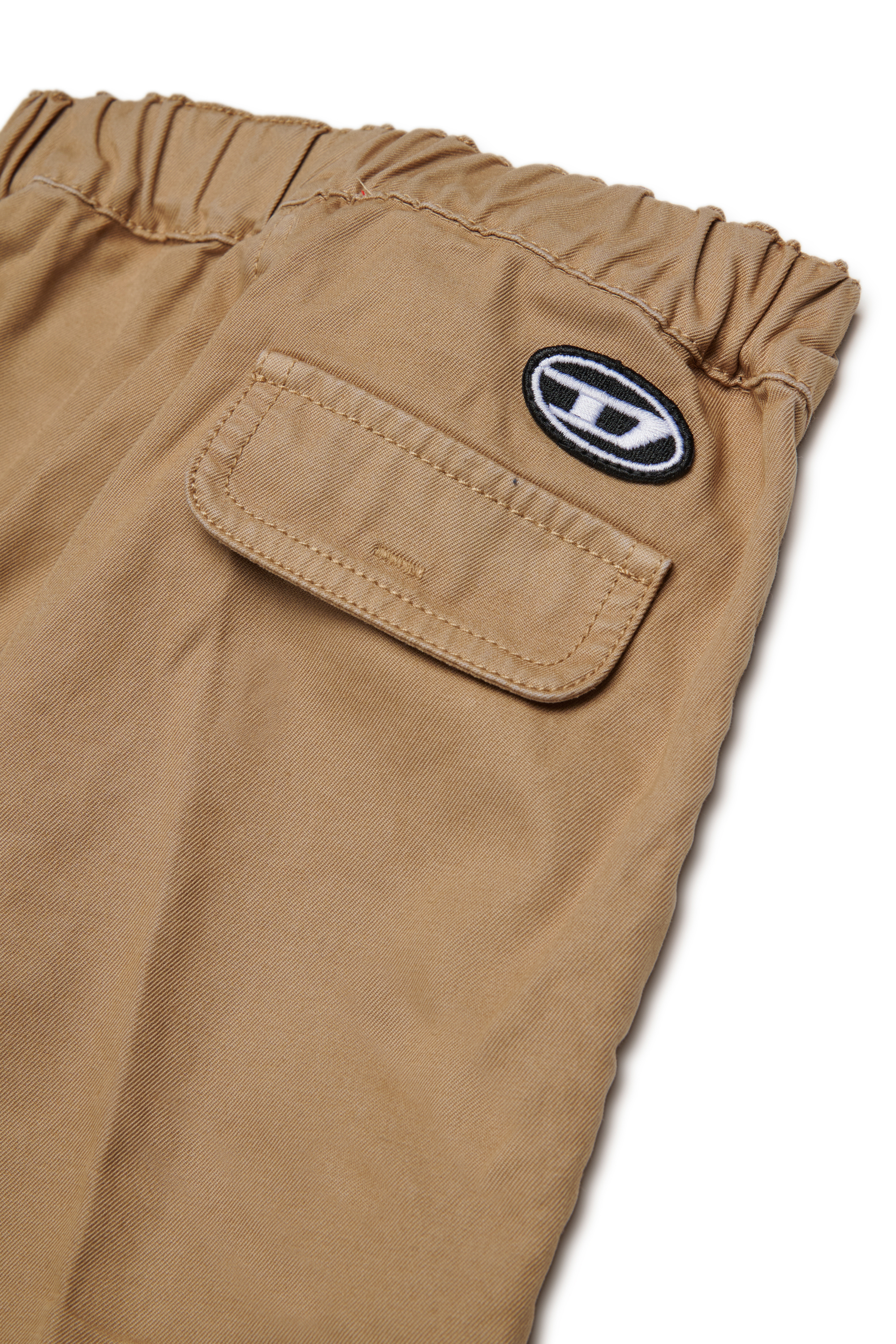 Diesel - PQISB, Pantalon en coton avec poches cargo Homme in Marron - 4