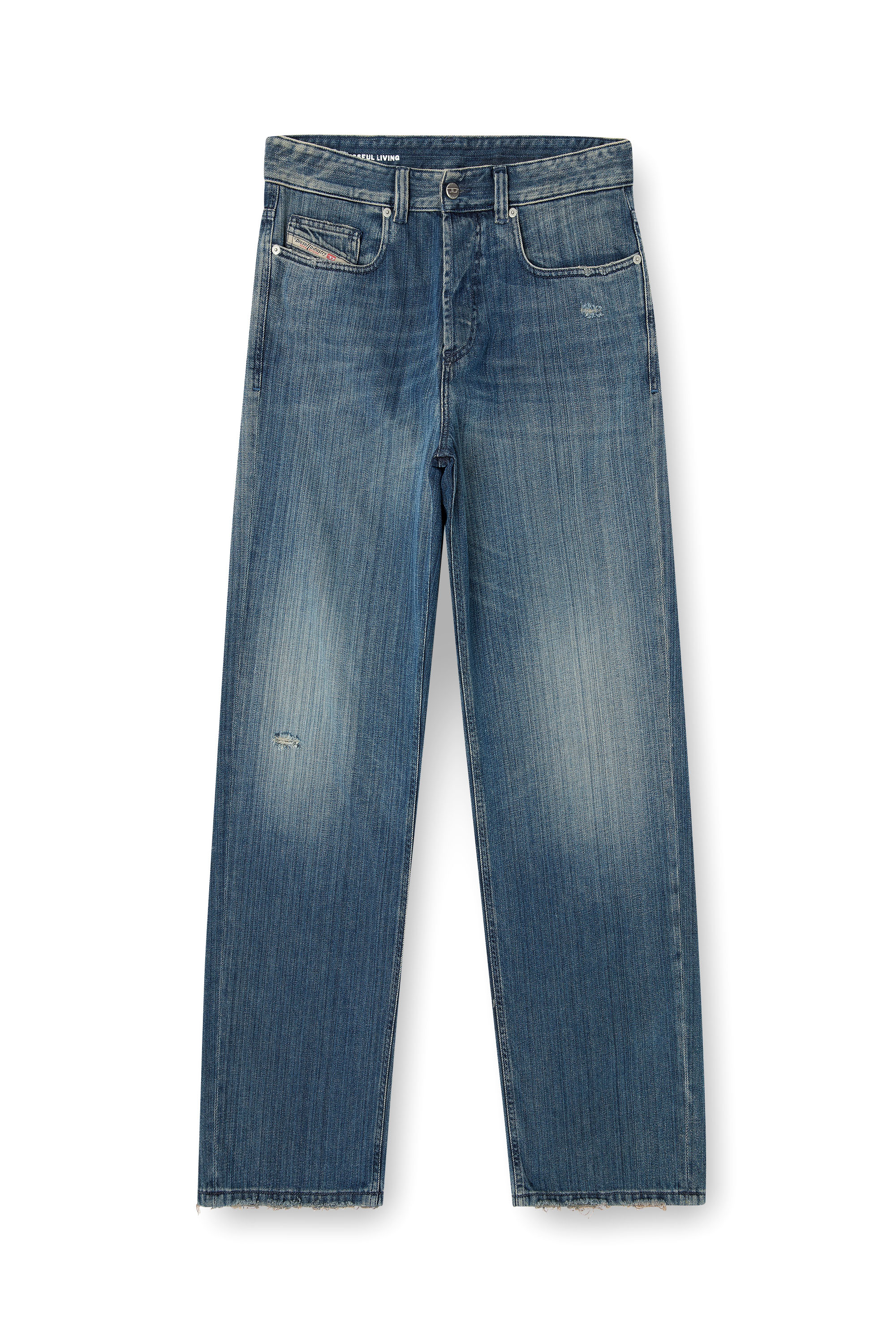 Diesel - Relaxed Jeans 2001 D-Macro 09M09 Homme, Bleu Foncé - Image 2