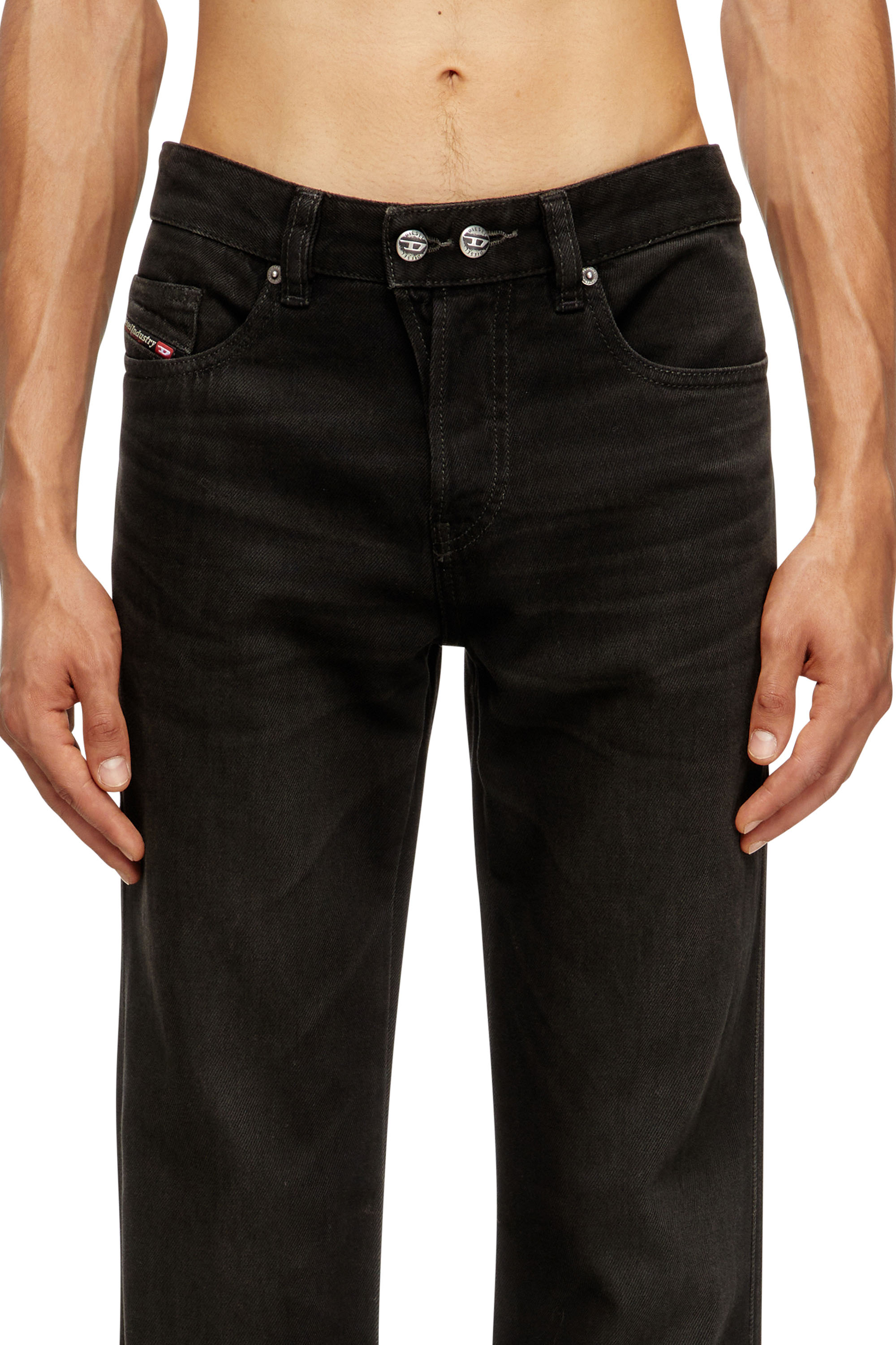 Diesel - Bootcut Jeans 1998 D-Buck 09M20 Homme, Noir/Gris foncé - Image 5