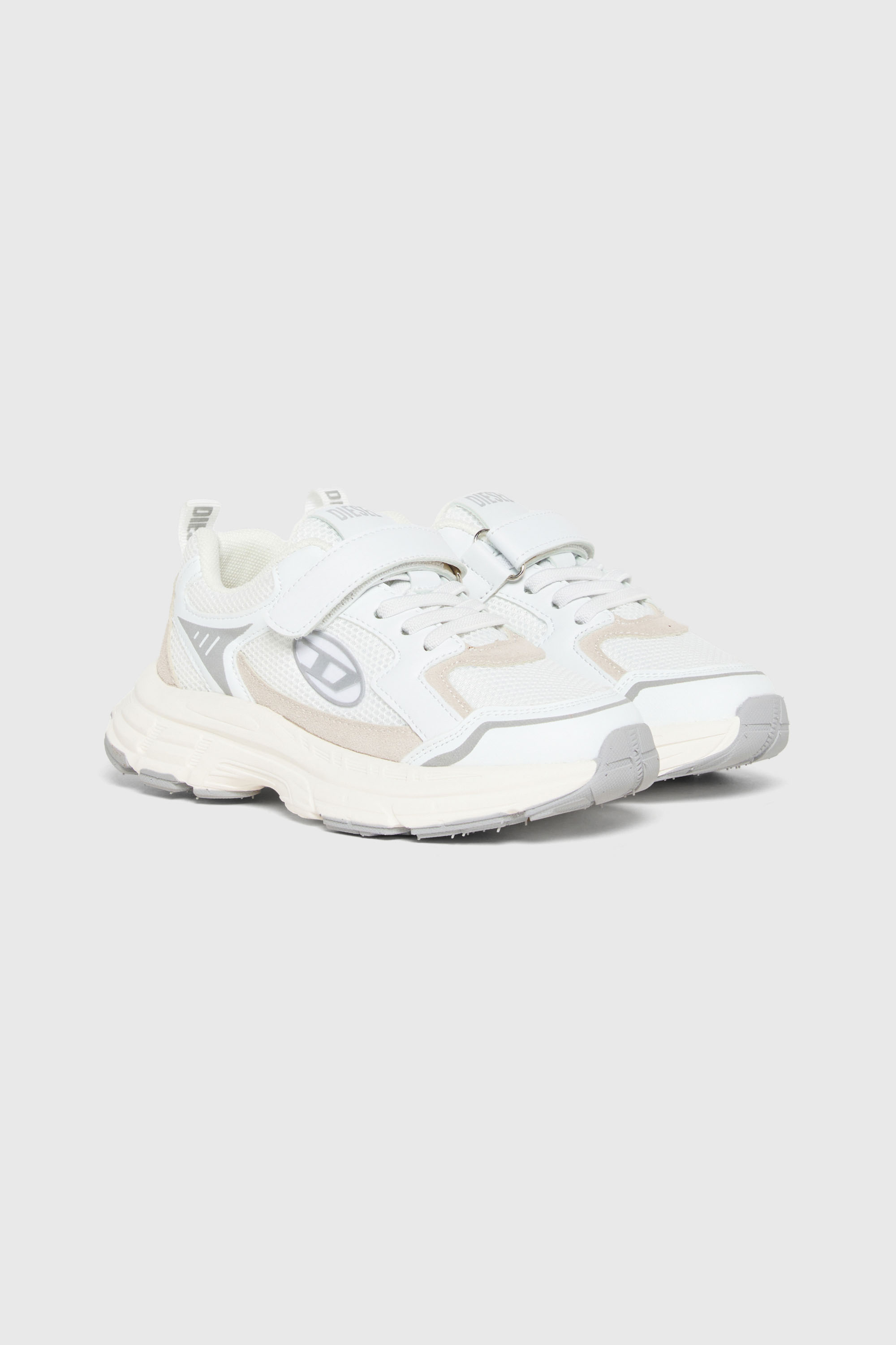 Diesel - S-RUNVINRI-VEL, S-Runvinr- Baskets en mesh et tissu Mixte in Blanc - 2