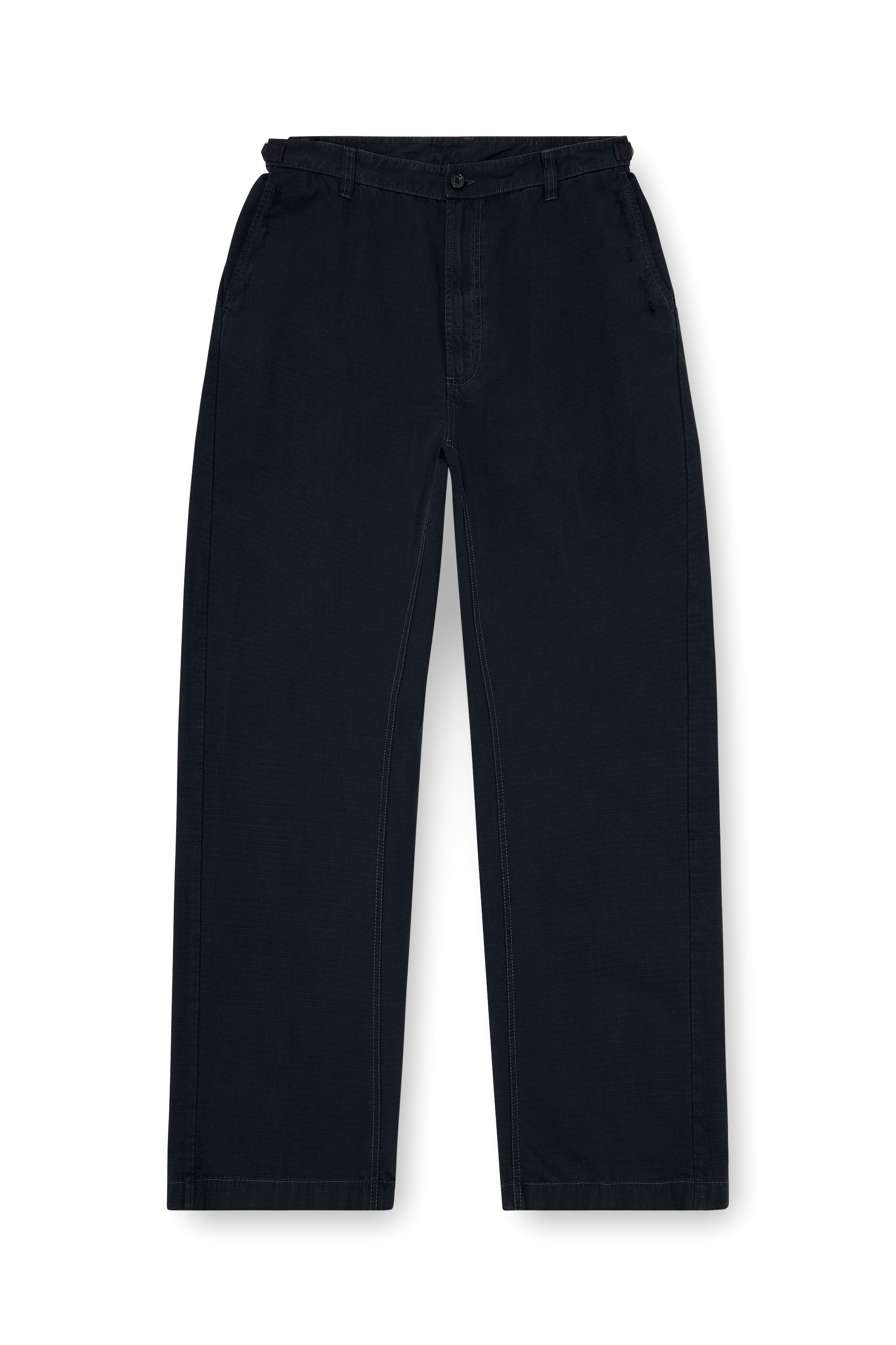 Diesel - P-BALL, Pantalon en ripstop de coton avec boucles lat&eacute;rales Homme in ToBeDefined - 2