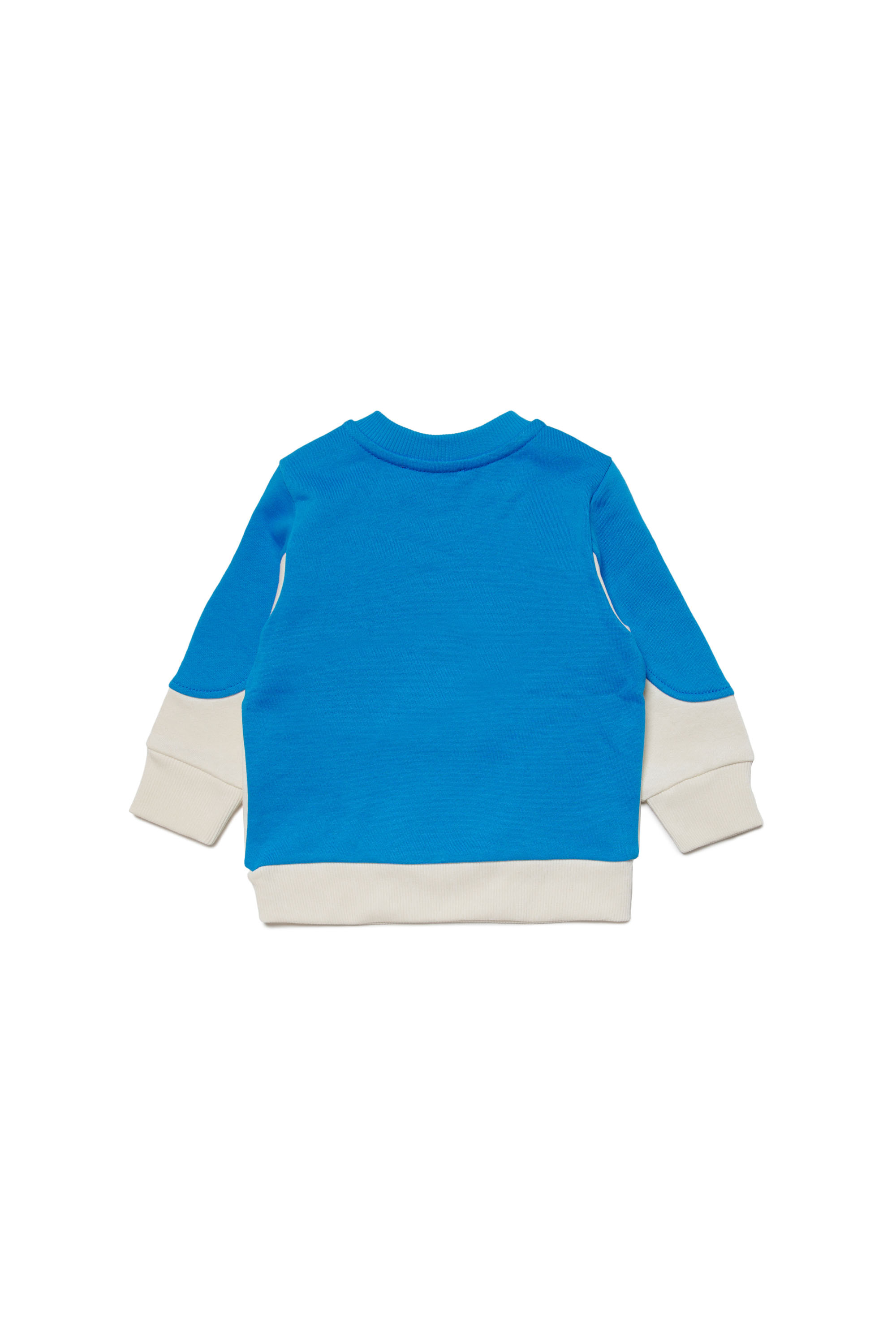 Diesel - SLAB, Homme Sweat-shirt color-block avec logo pixélisé in Polychrome - Image 2