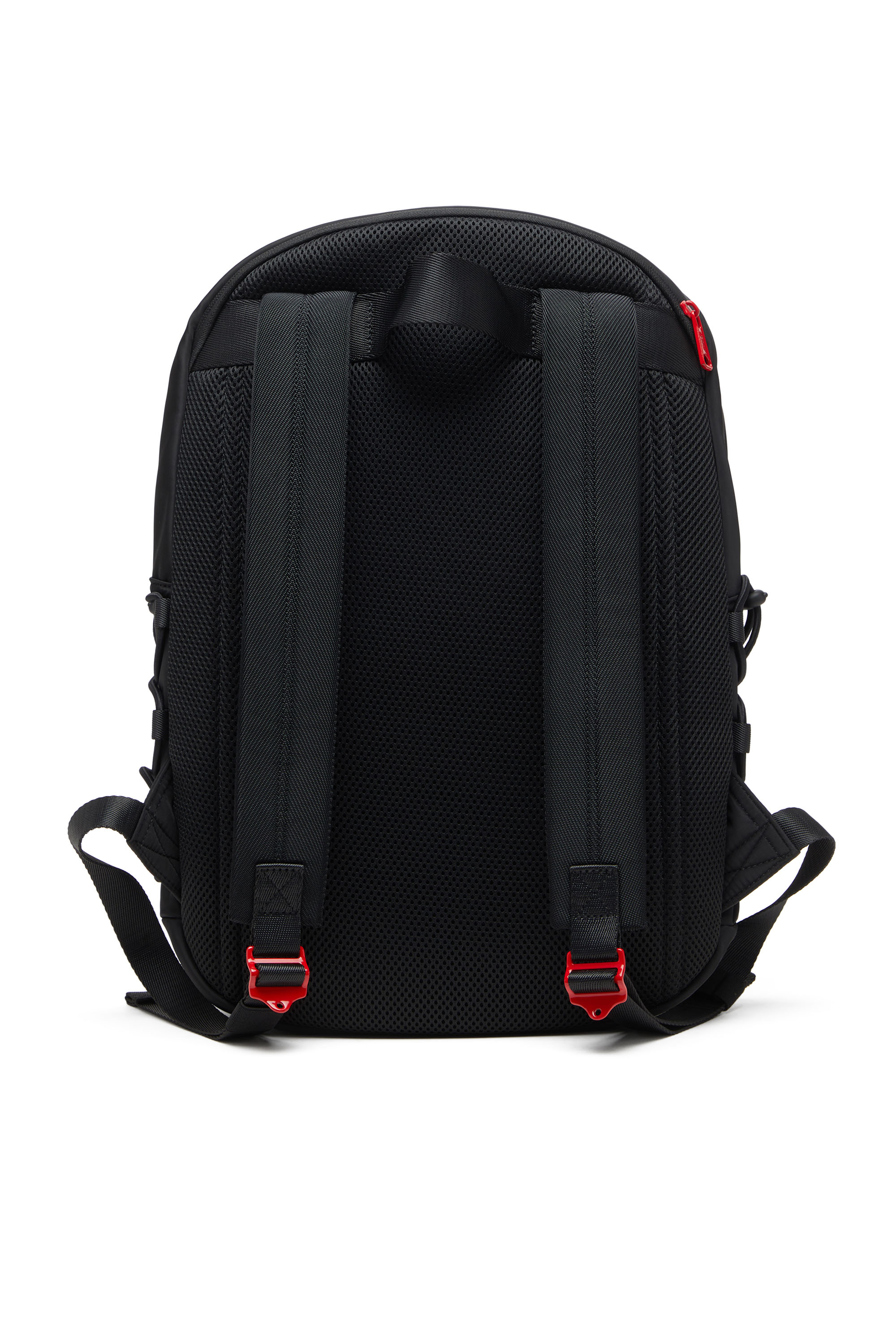 Diesel - TECH-D BACKPACK X, Tech-D-Sac à dos en nylon avec broderie Oval D Mixte in Noir - 2