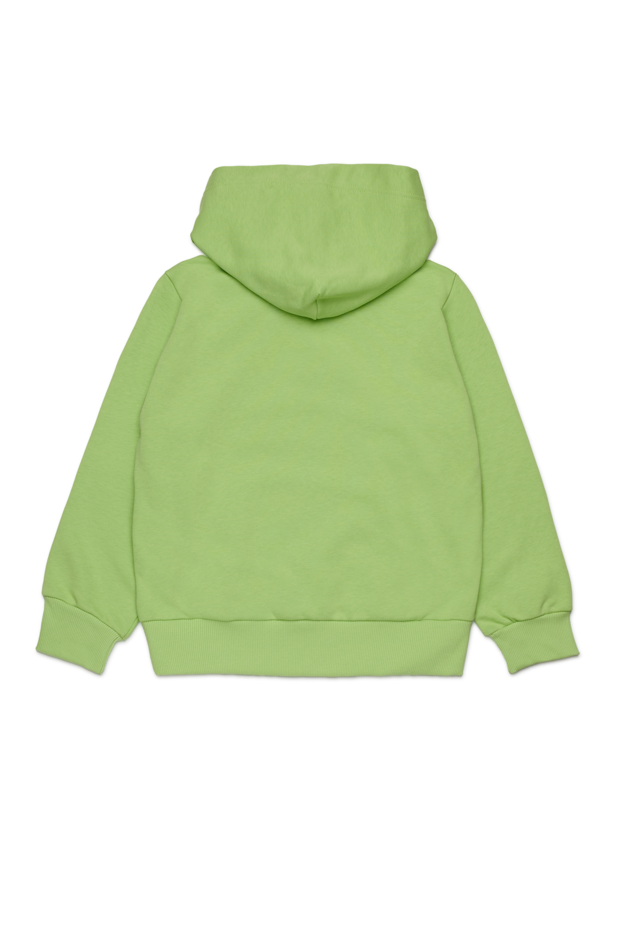 Diesel - SDROPSHOOD OVER, Sweat en coton avec logo imprimé Homme in Vert - 2