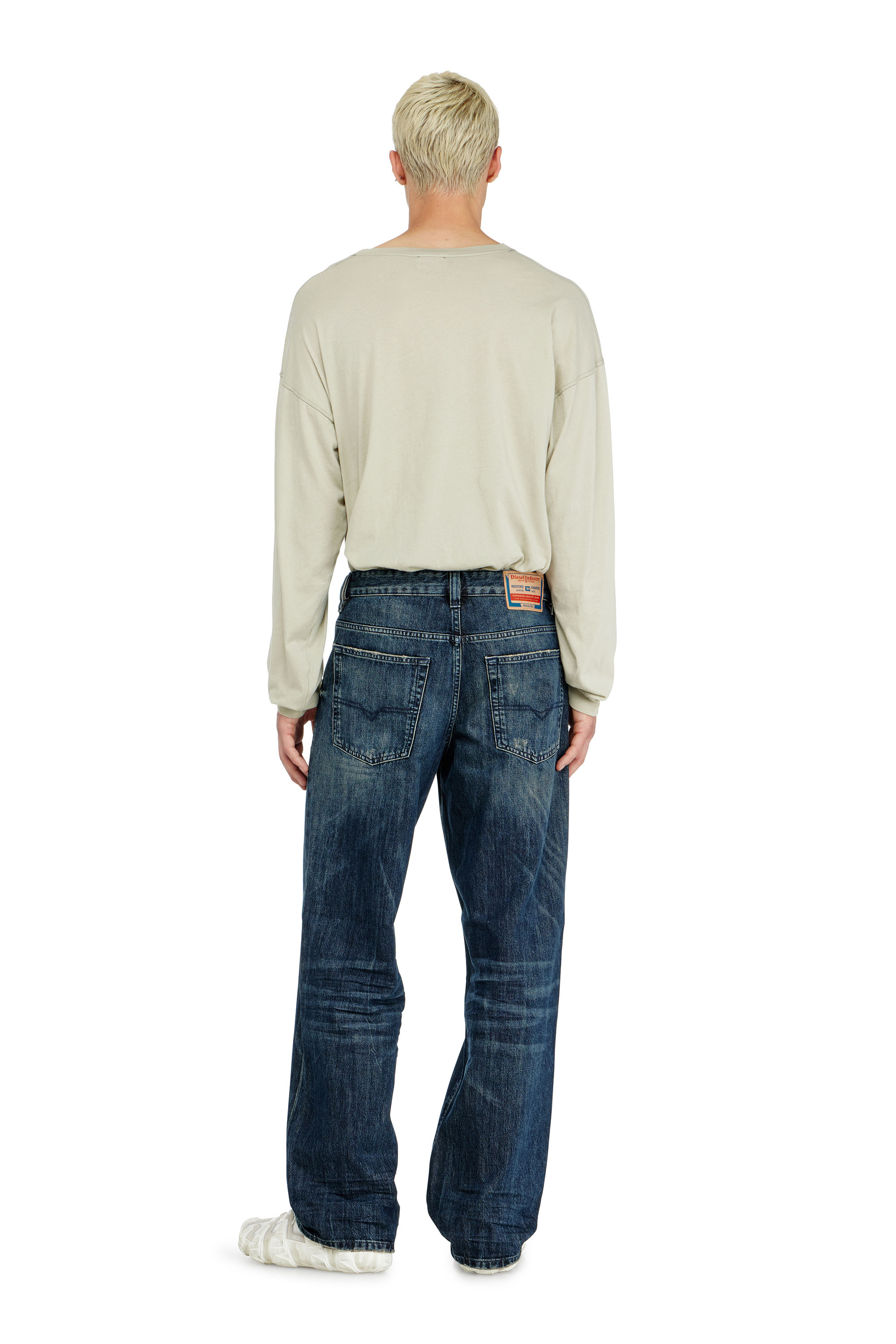 Diesel - Relaxed Jeans 2001 D-Macro 0ADBZ Homme, Bleu Fonc&eacute; - Image 3