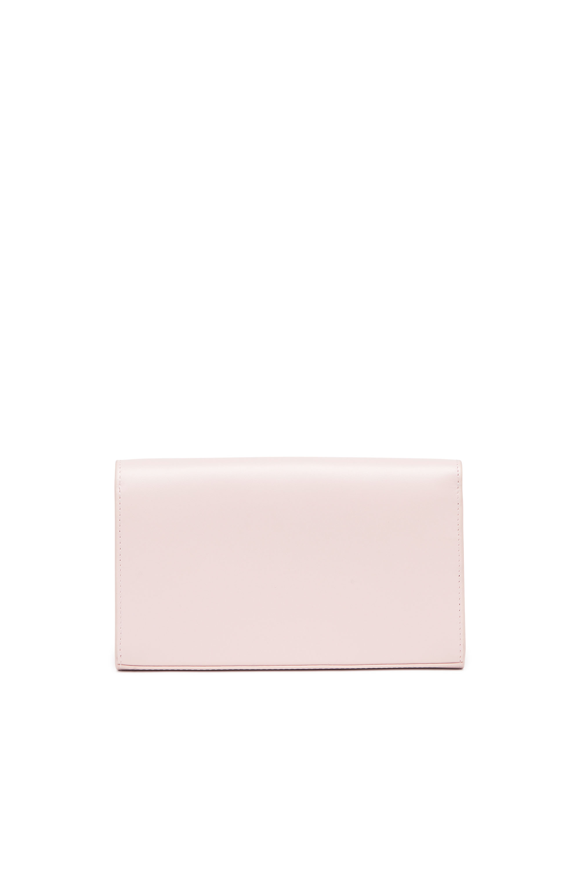 Diesel - 1DR WALLET STRAP, Woman Wallet purse in pastel leather in Pink - Image 2