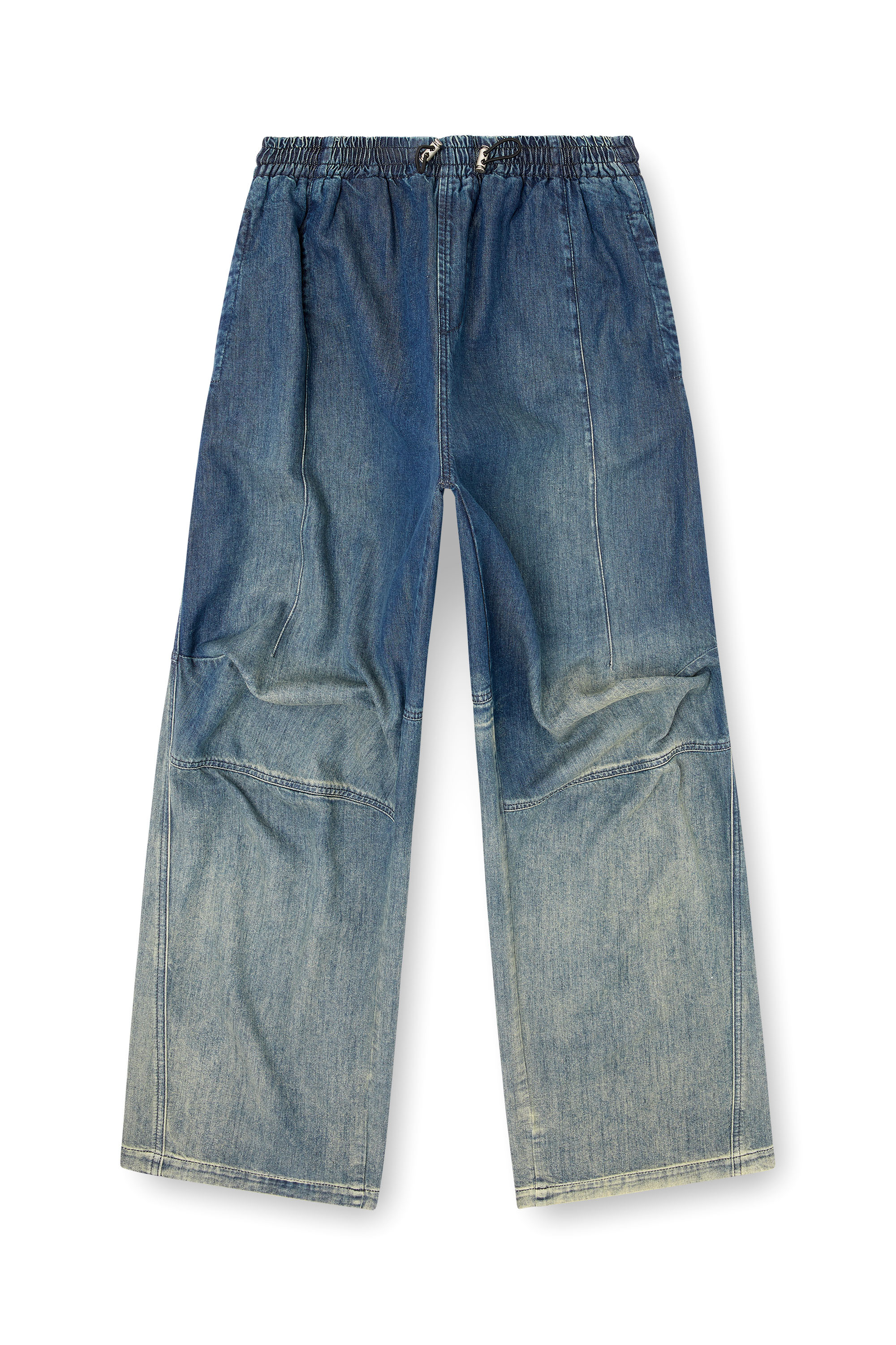 Relaxed Jeans D-Pari 068TC, Bleu Foncé Diesel - Relaxed Jeans D-Pari 068TC Homme, Bleu Foncé - Image 2