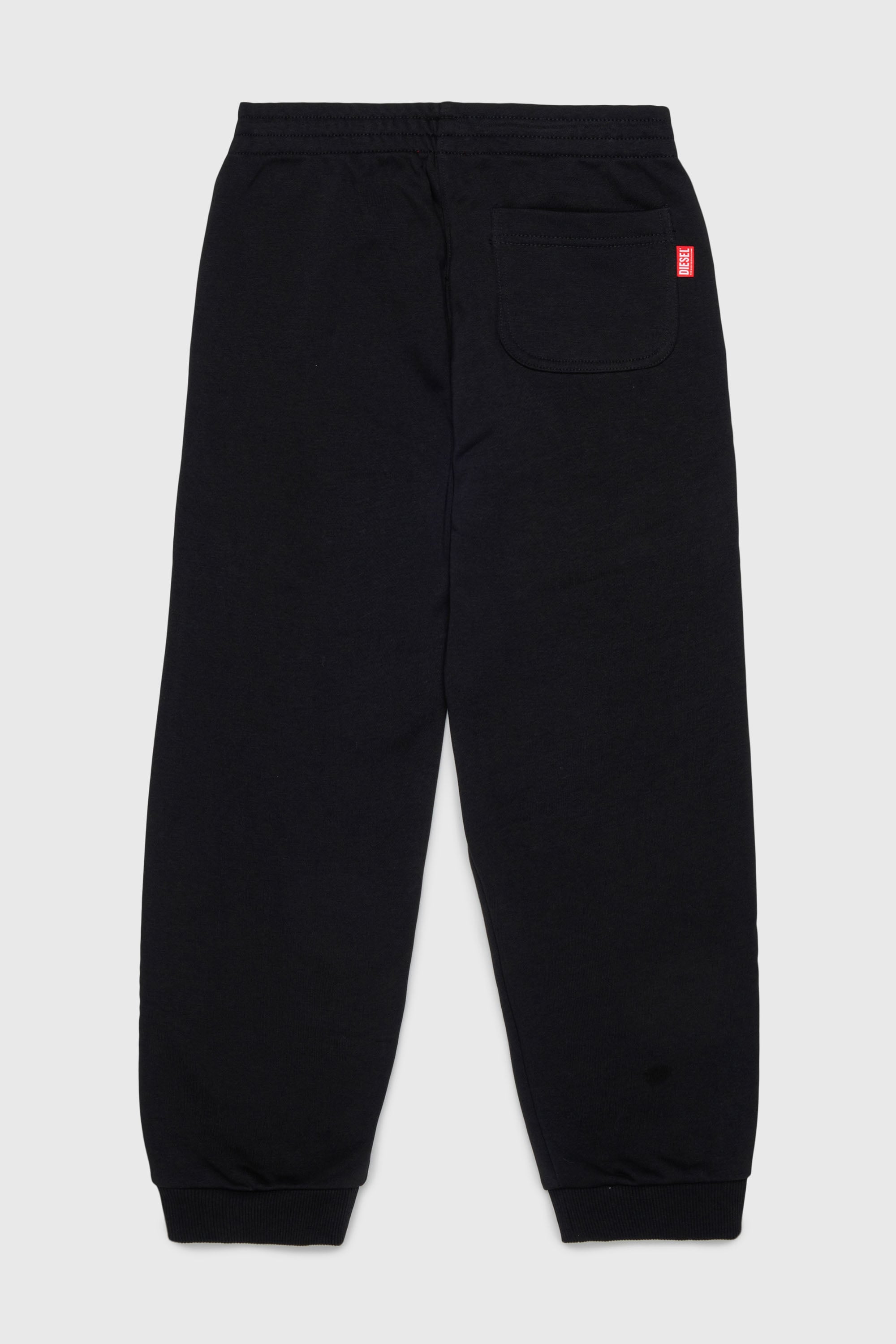 Diesel - PRES, Pantalon de surv&ecirc;tement avec logo d&eacute;coup&eacute; imprim&eacute; Homme in Noir - 2