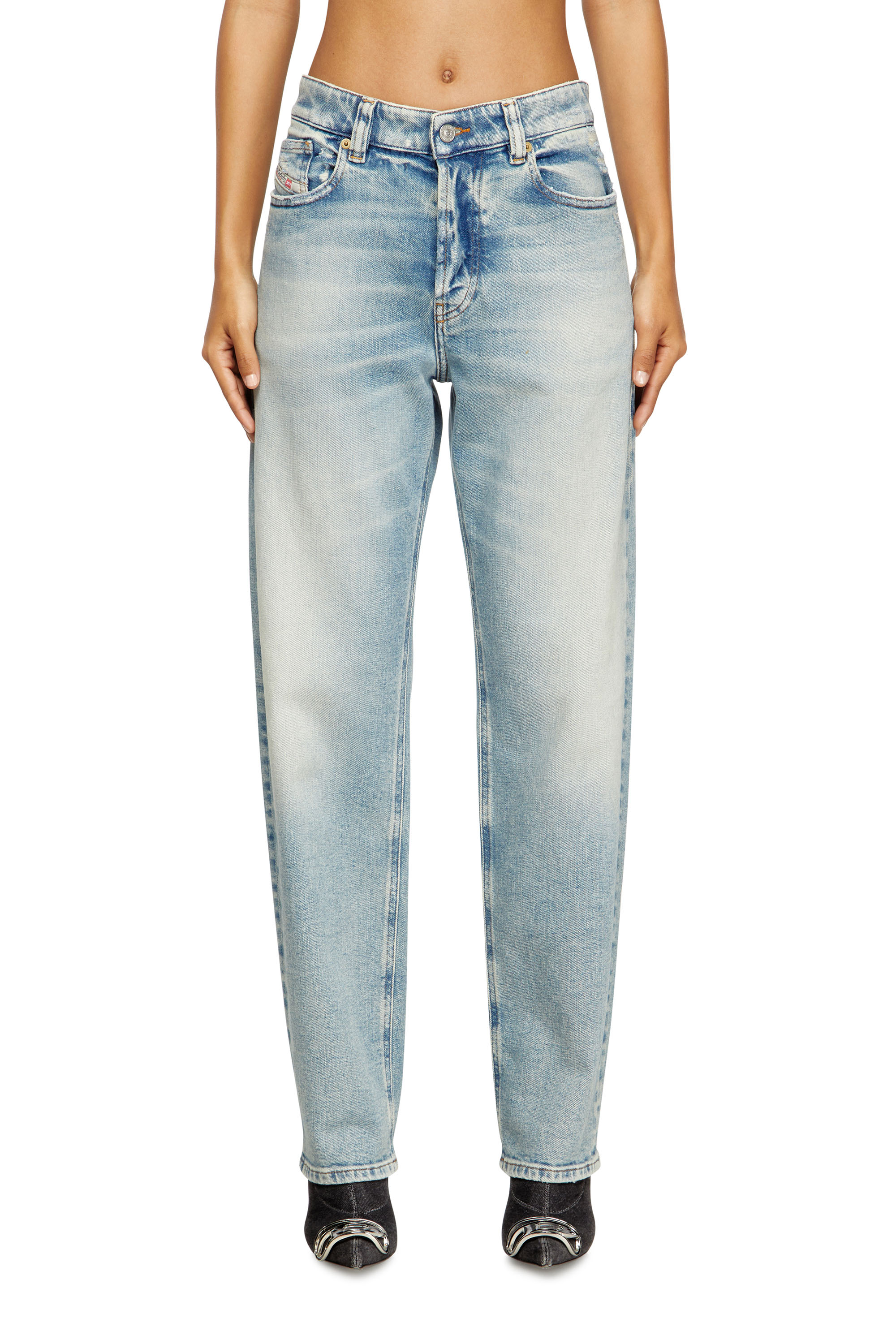 Regular Jeans 1988 D-Ark 09M21, Light Blue Diesel - Woman's Regular Jeans 1988 D-Ark 09M21, Light Blue - 3