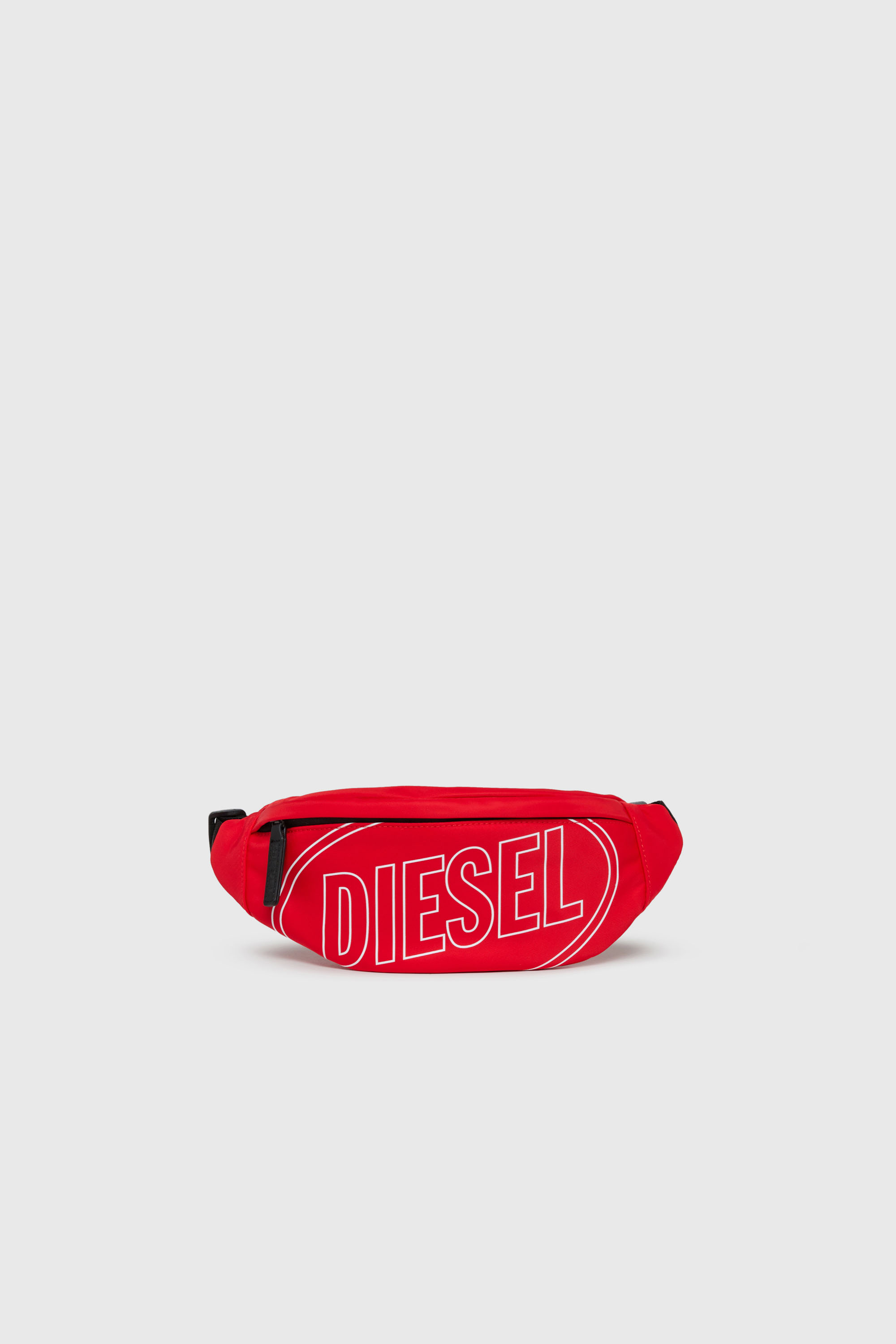Diesel - WCIRY, WCIRY - Sac en nylon avec logo imprim&eacute; Homme in Rouge - 1