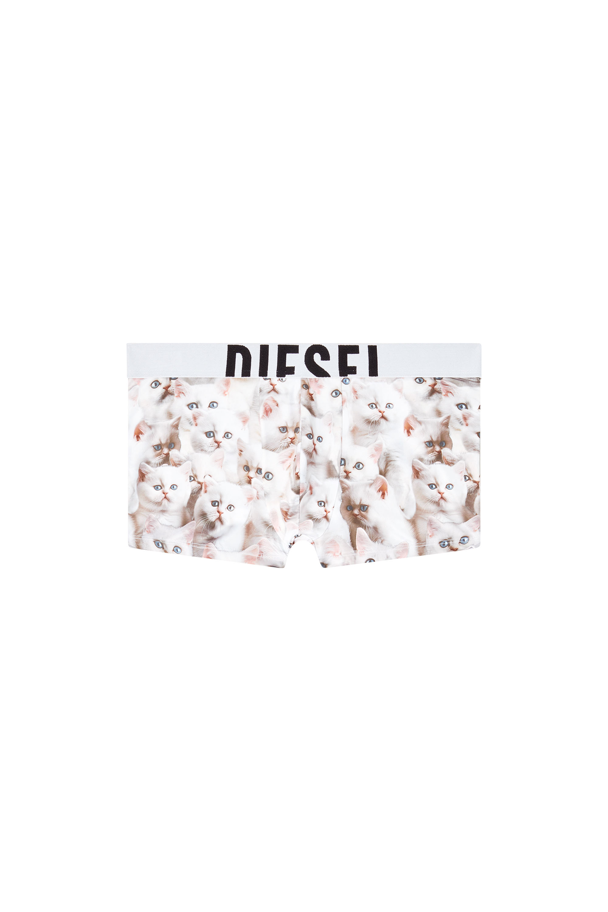 Diesel - DAMIEN-D-POP-40, Boxer à imprimé Pop Homme in Blanc - 2