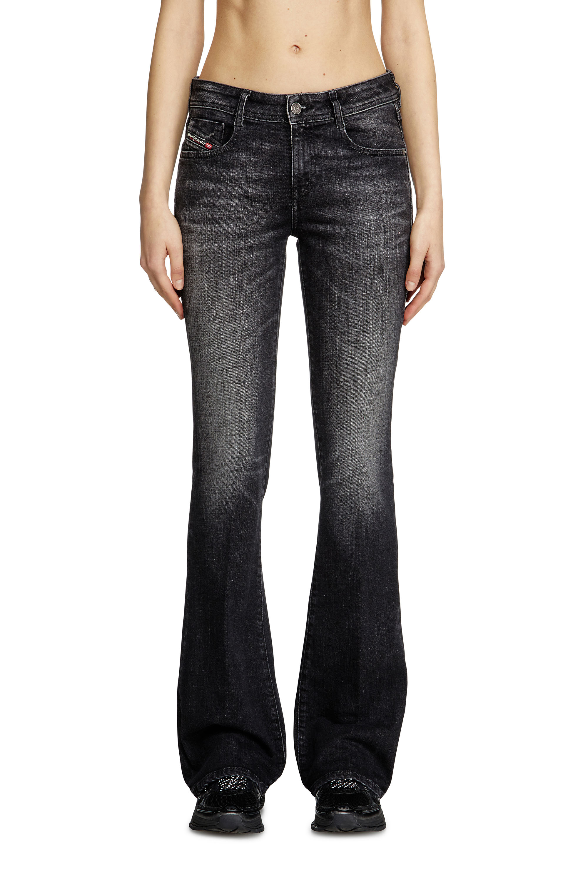 Diesel - Bootcut Jeans 1969 D-Ebbey 09K99 Femme, Noir/Gris foncé - Image 1