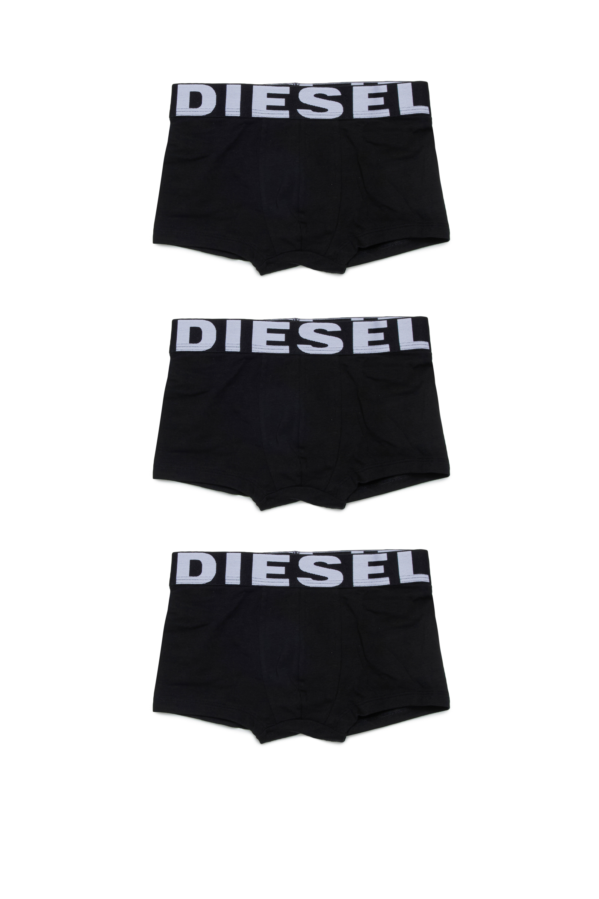 Diesel - UMBX-UPARRYTHREEPACK-DSL, Homme Boxer avec taille à maxi logo in Noir - Image 1
