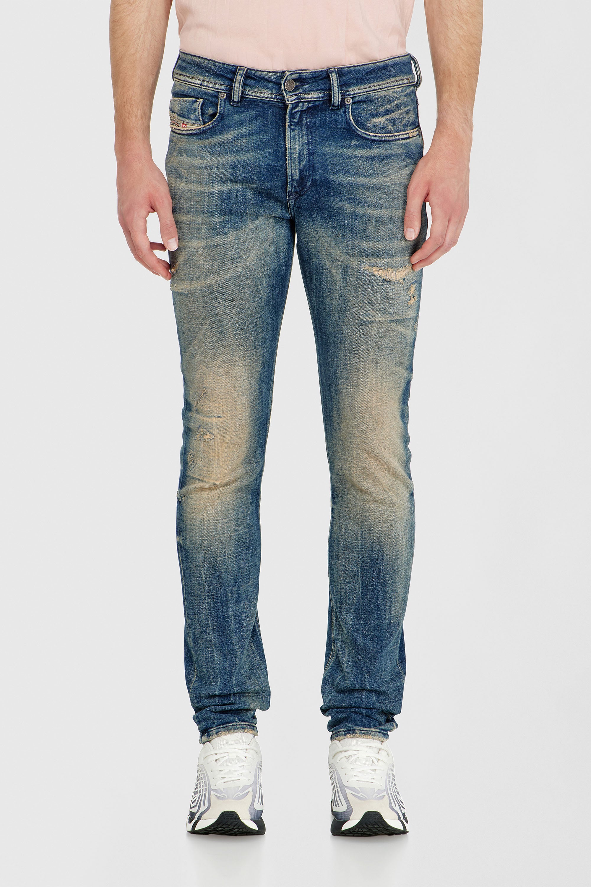 Diesel - Skinny Jeans 1979 Sleenker 09P68 Homme, Bleu Fonc&eacute; - Image 1