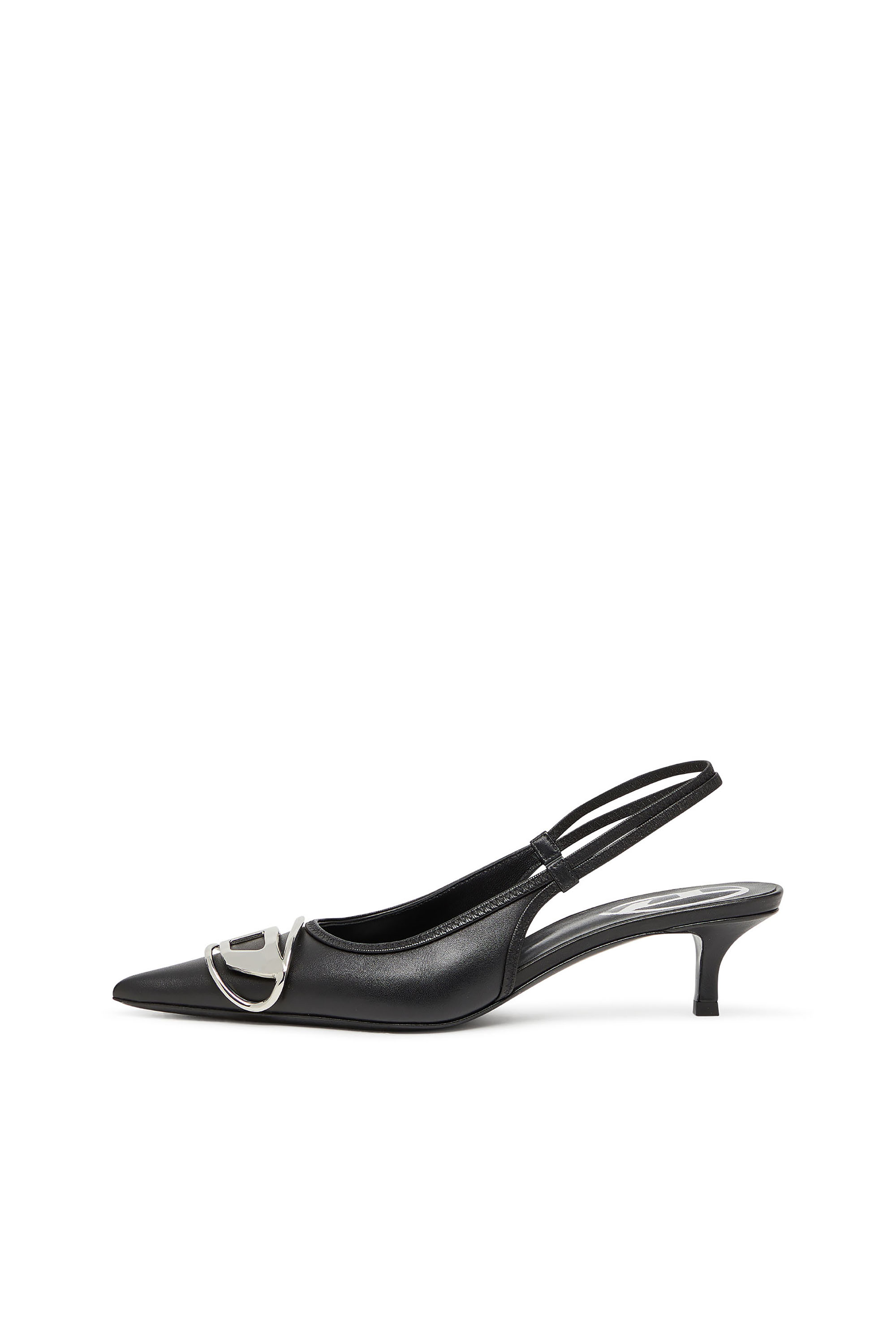 Diesel - D-VENUS SB 40, D-Venus-Escarpins à bride en cuir nappa Femme in Noir - 2