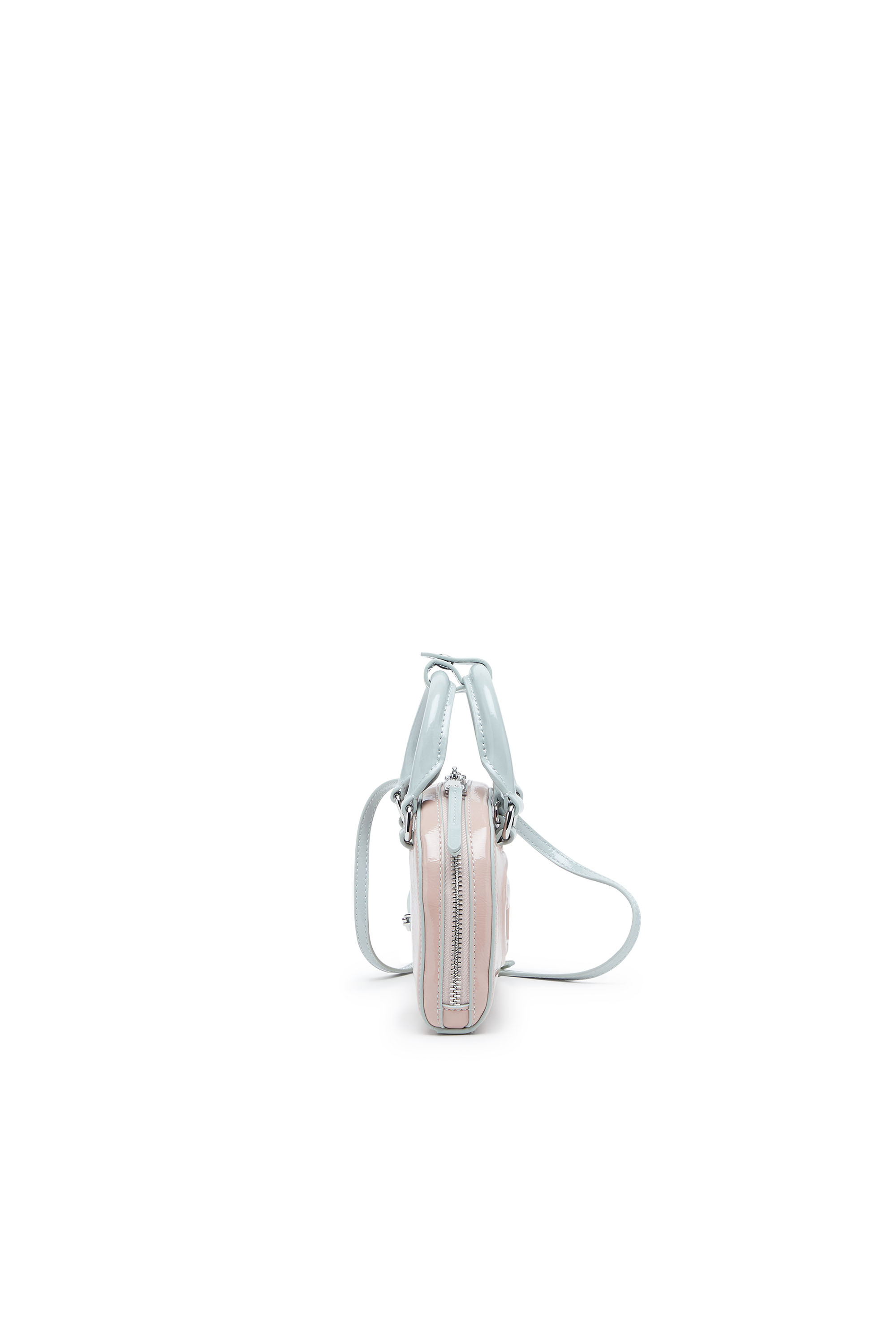 Diesel - 1DR DOME CROSSBODY XS, 1DR Dome-Sac bandoulière mini avec effet naplak Femme in Rose - 4