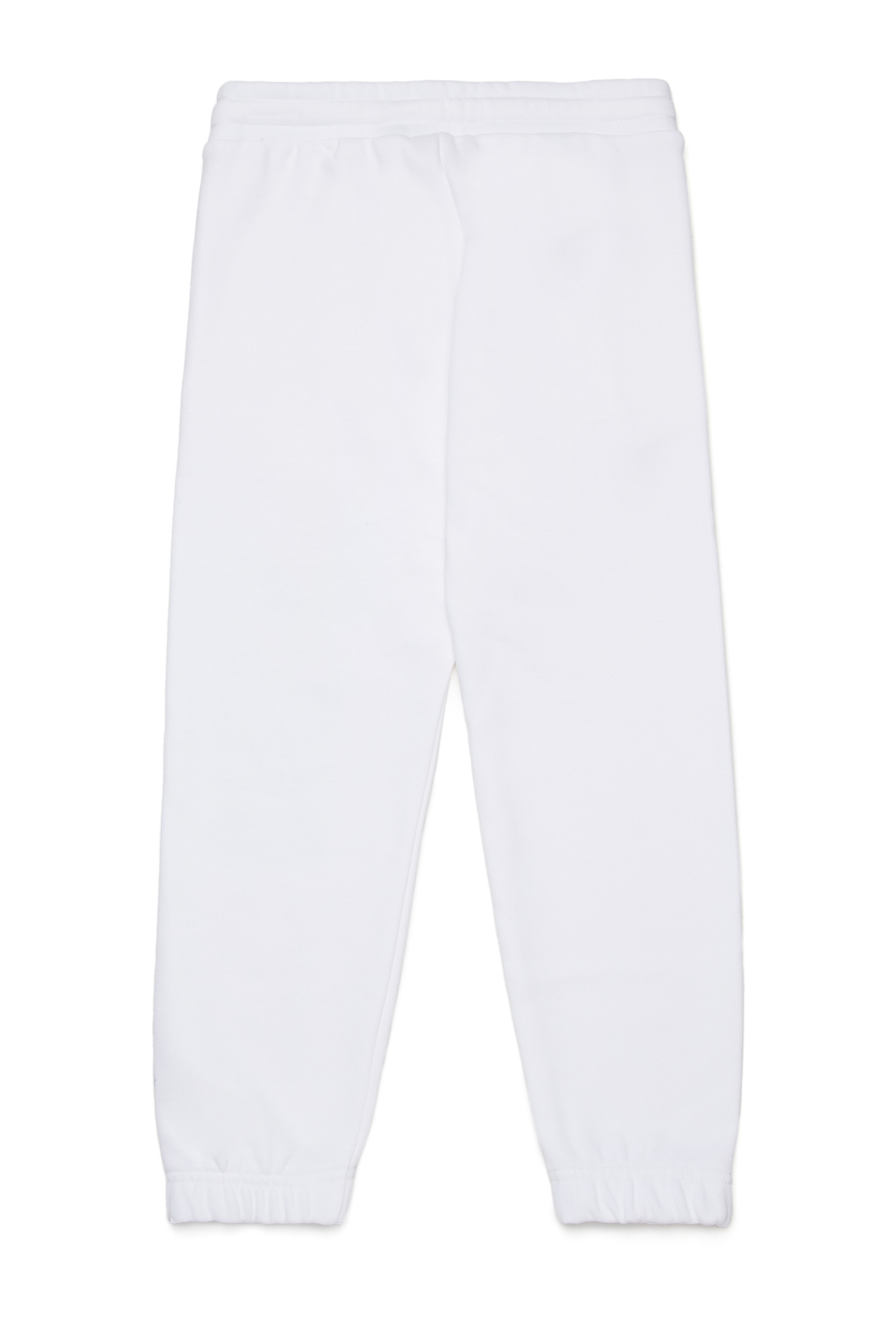 Diesel - PANTLI, Pantalon de jogging en coton avec cordon de serrage Homme in Blanc - 2