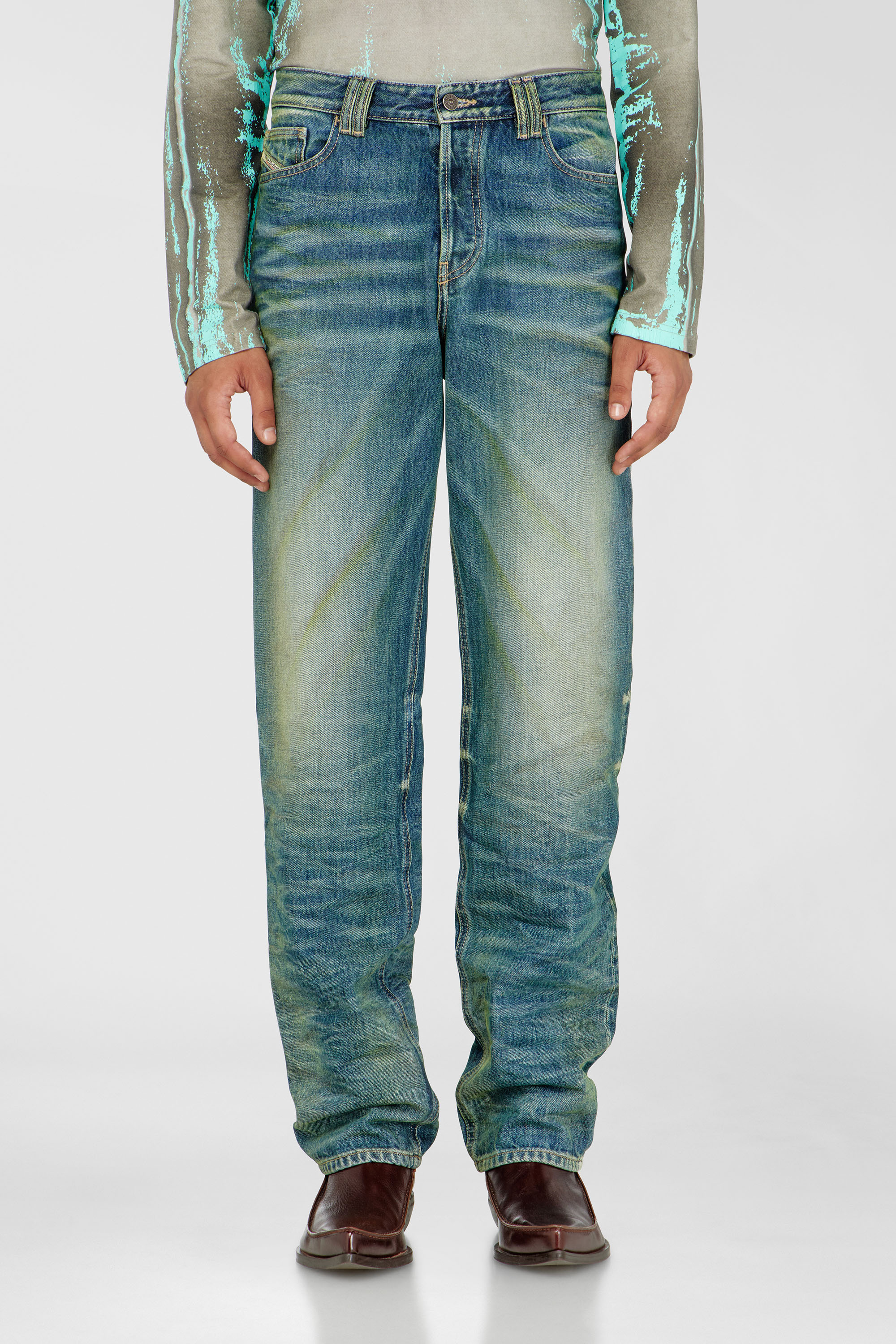 Diesel - Regular Jeans 1991 D-Voeed 007FV Homme, Bleu moyen - Image 4