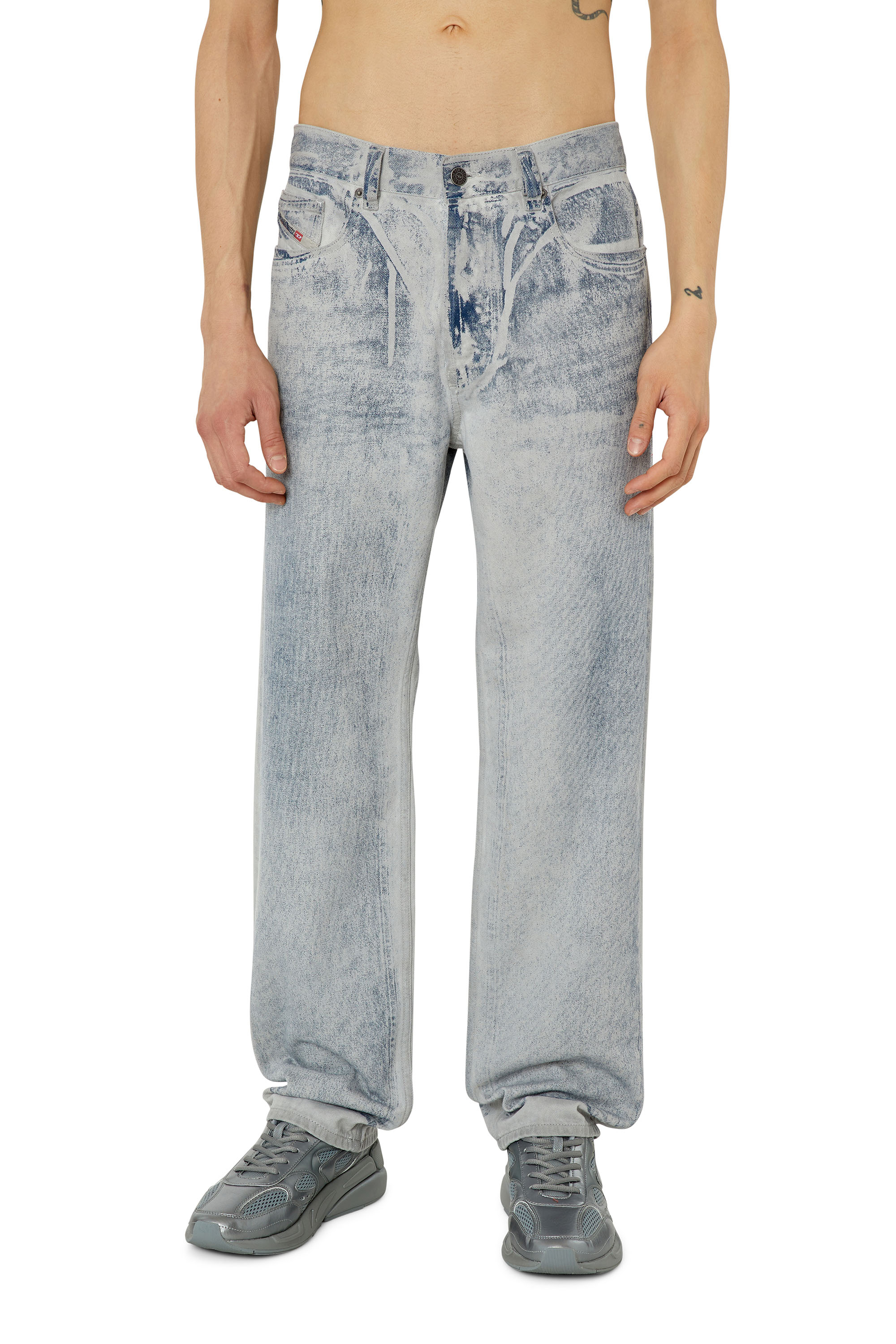 Diesel - 2010 D-Macs 09F23 Straight Jeans, Light Grey - Image 1