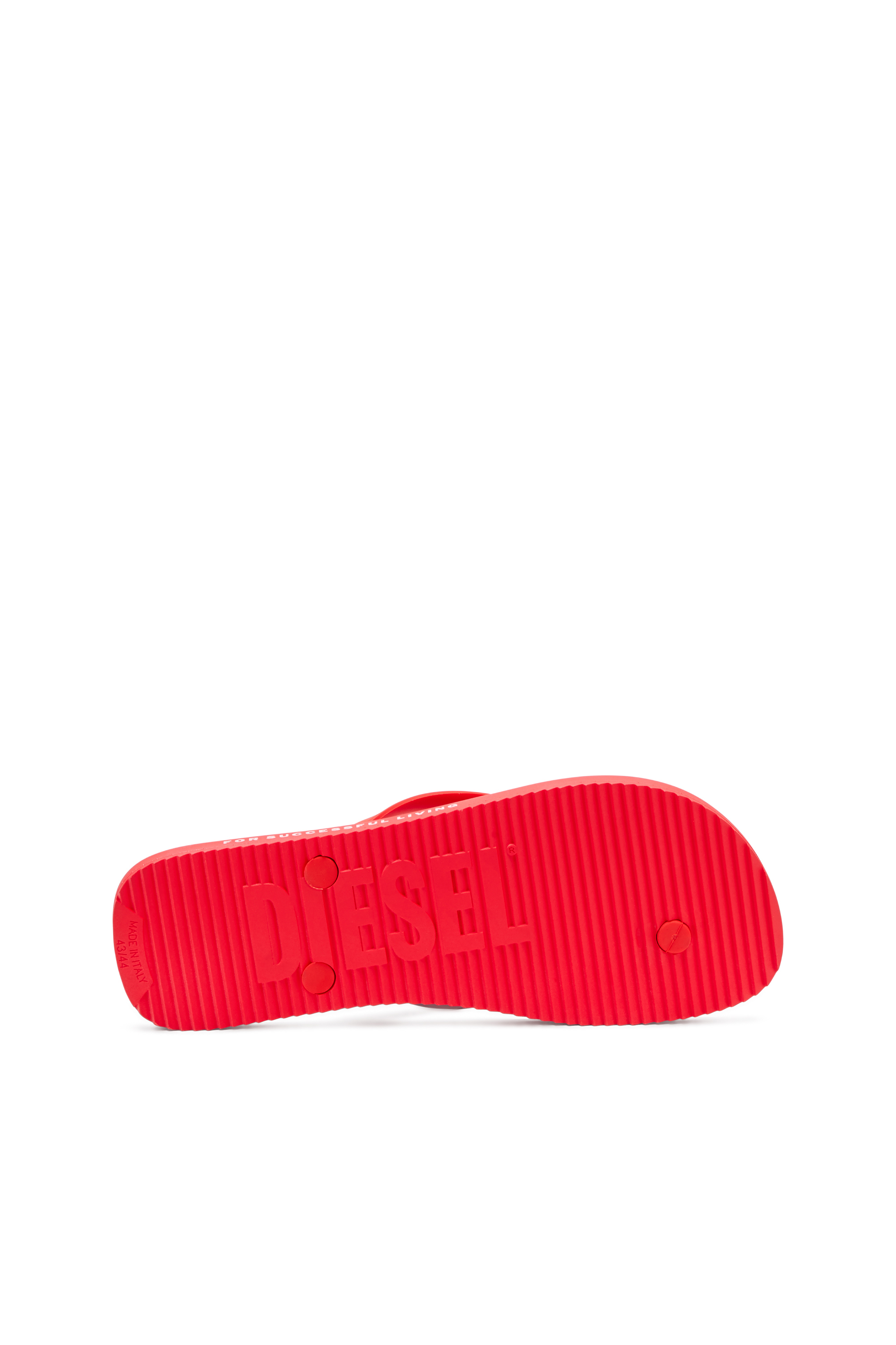 Diesel - SA-RIO W, Tongs en caoutchouc Femme in Rouge - 4