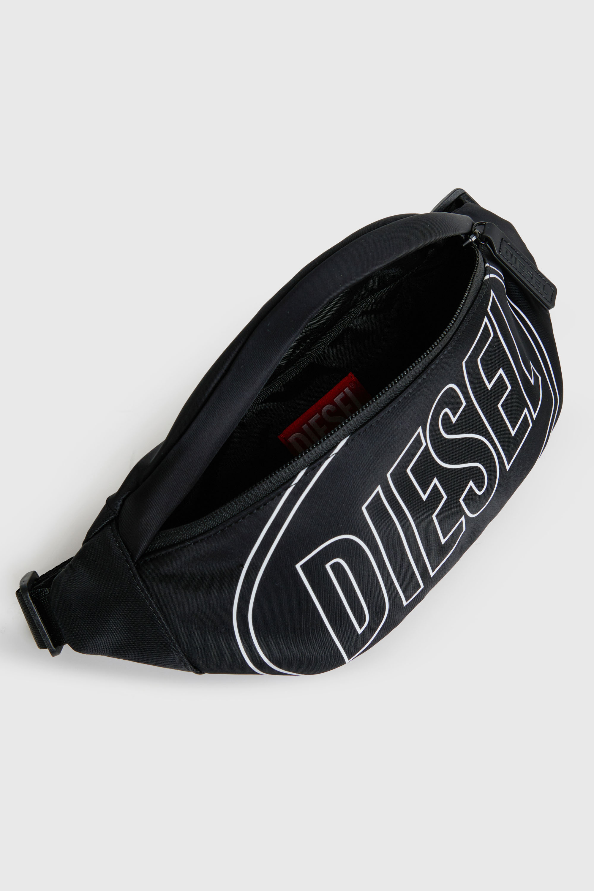 Diesel - WCIRY, WCIRY - Sac en nylon avec logo imprim&eacute; Homme in Noir - 4