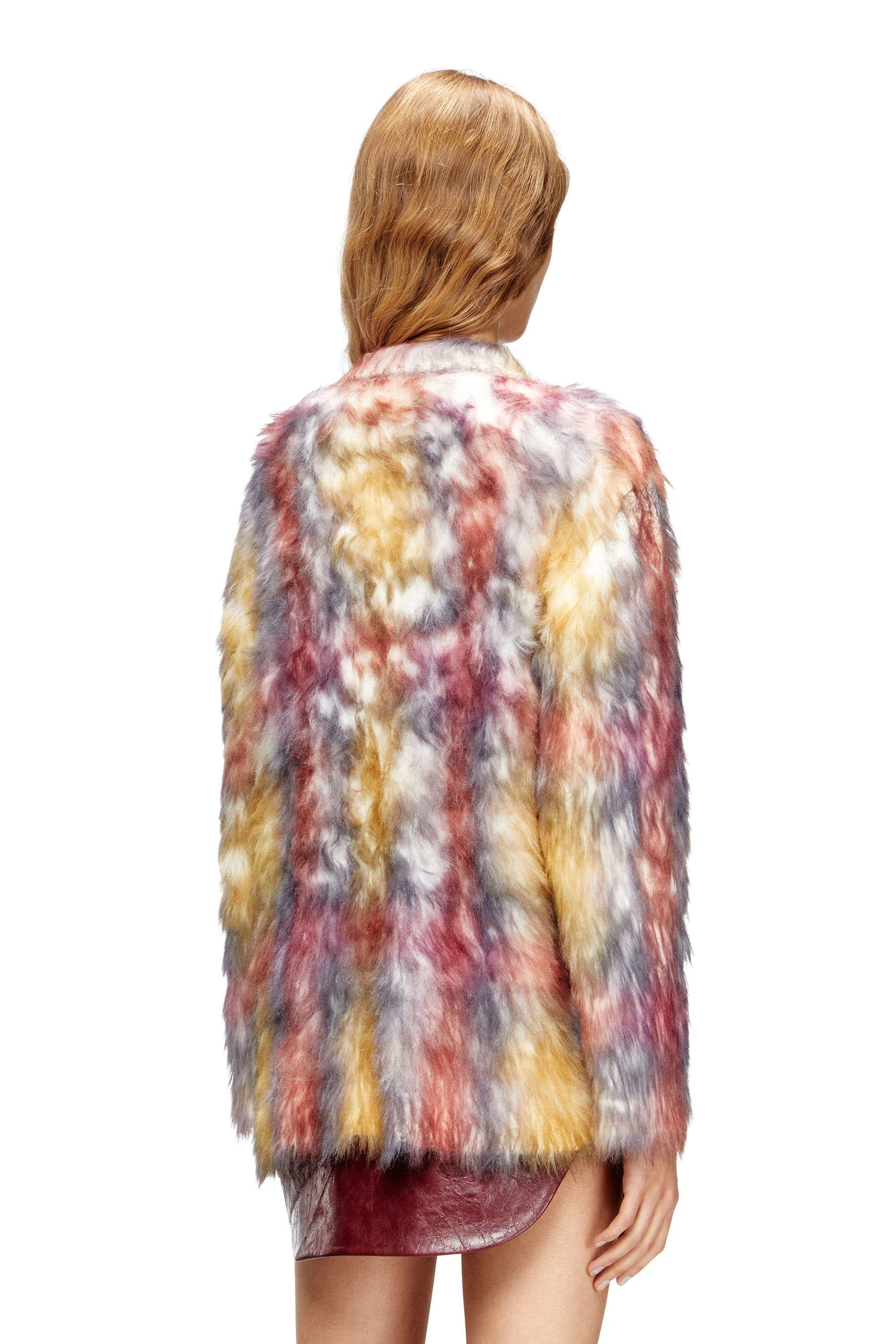 Diesel - M-BERRY, Pull moelleux avec imprimé à carreaux Femme in Polychrome - 4