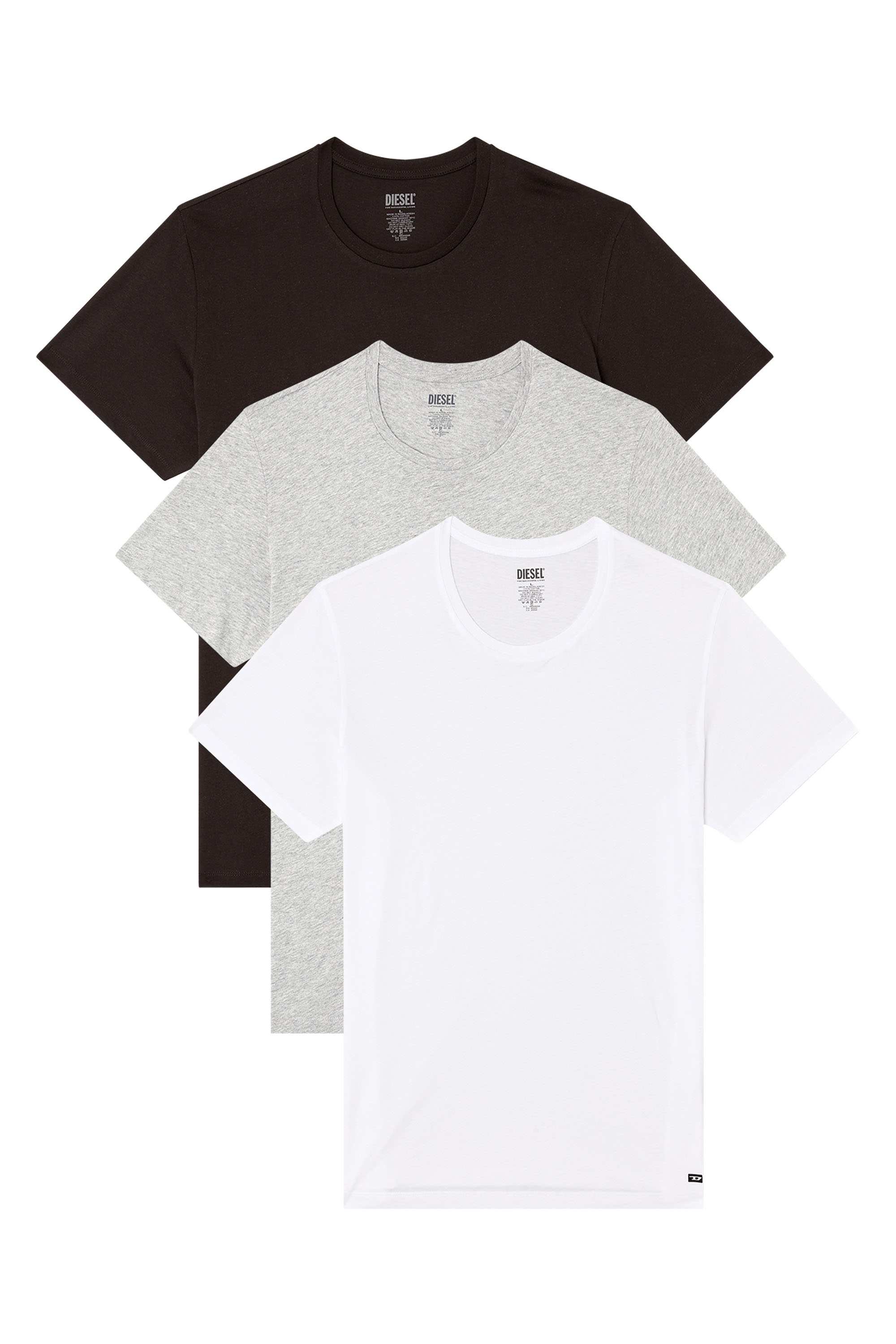 Diesel - RANDAL-D-BOX-3PACK, Lot de trois T-shirts Homme in Polychrome - 1