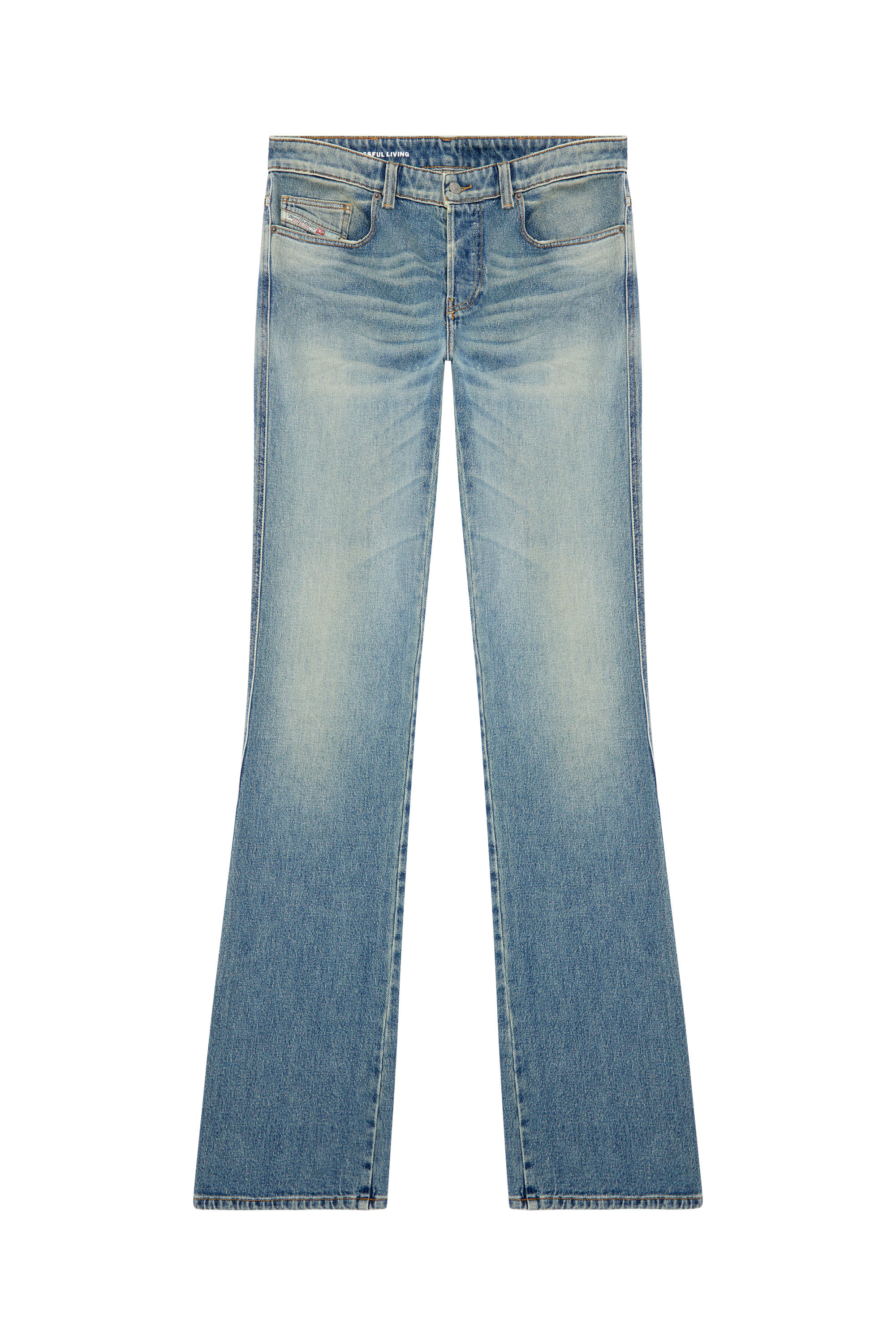 Diesel - Bootcut Jeans 1998 D-Buck 09J55, Bleu Clair - Image 3