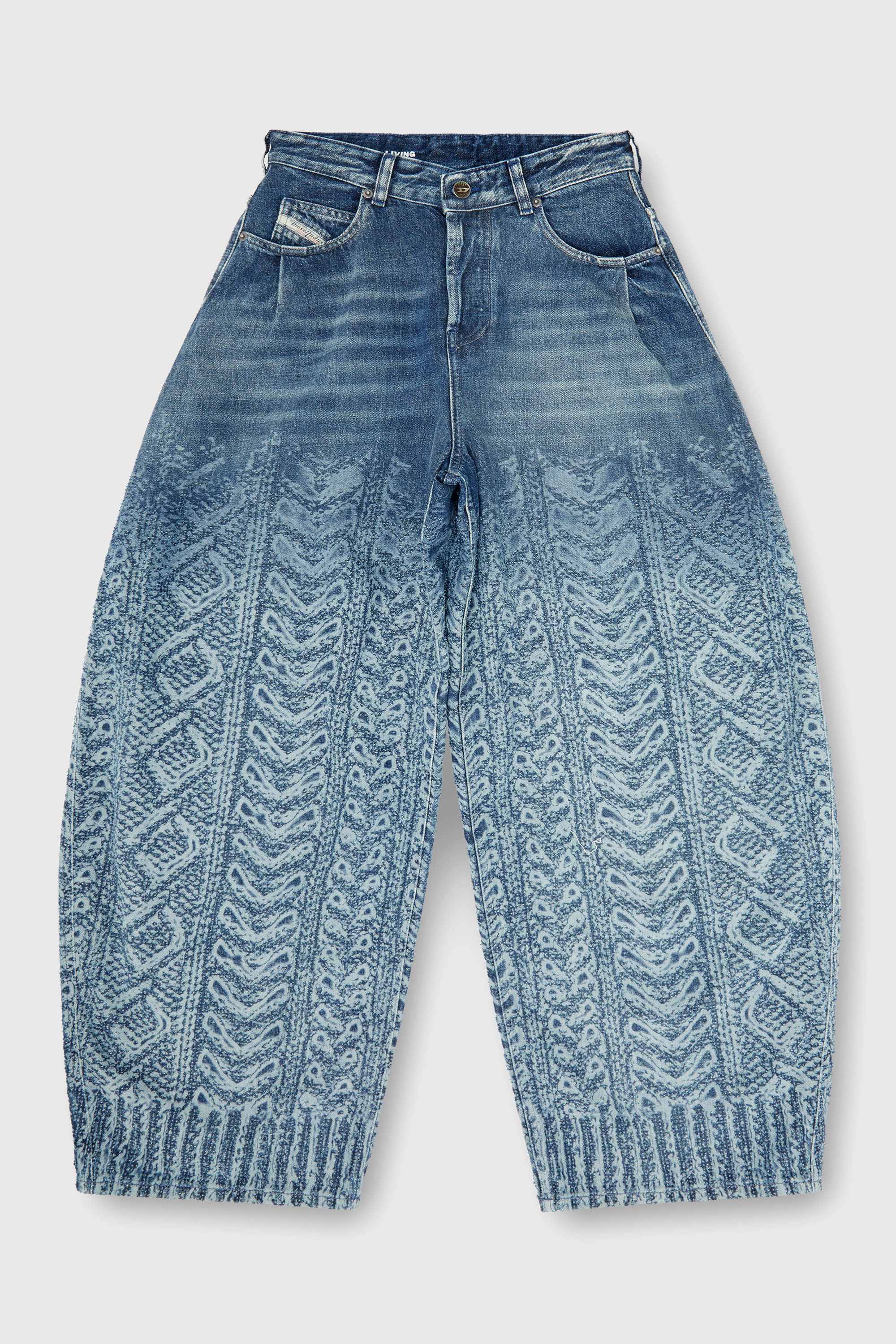 Diesel - Relaxed Jeans 1987 D-Khelz 007EV Femme, Bleu Fonc&eacute; - Image 6