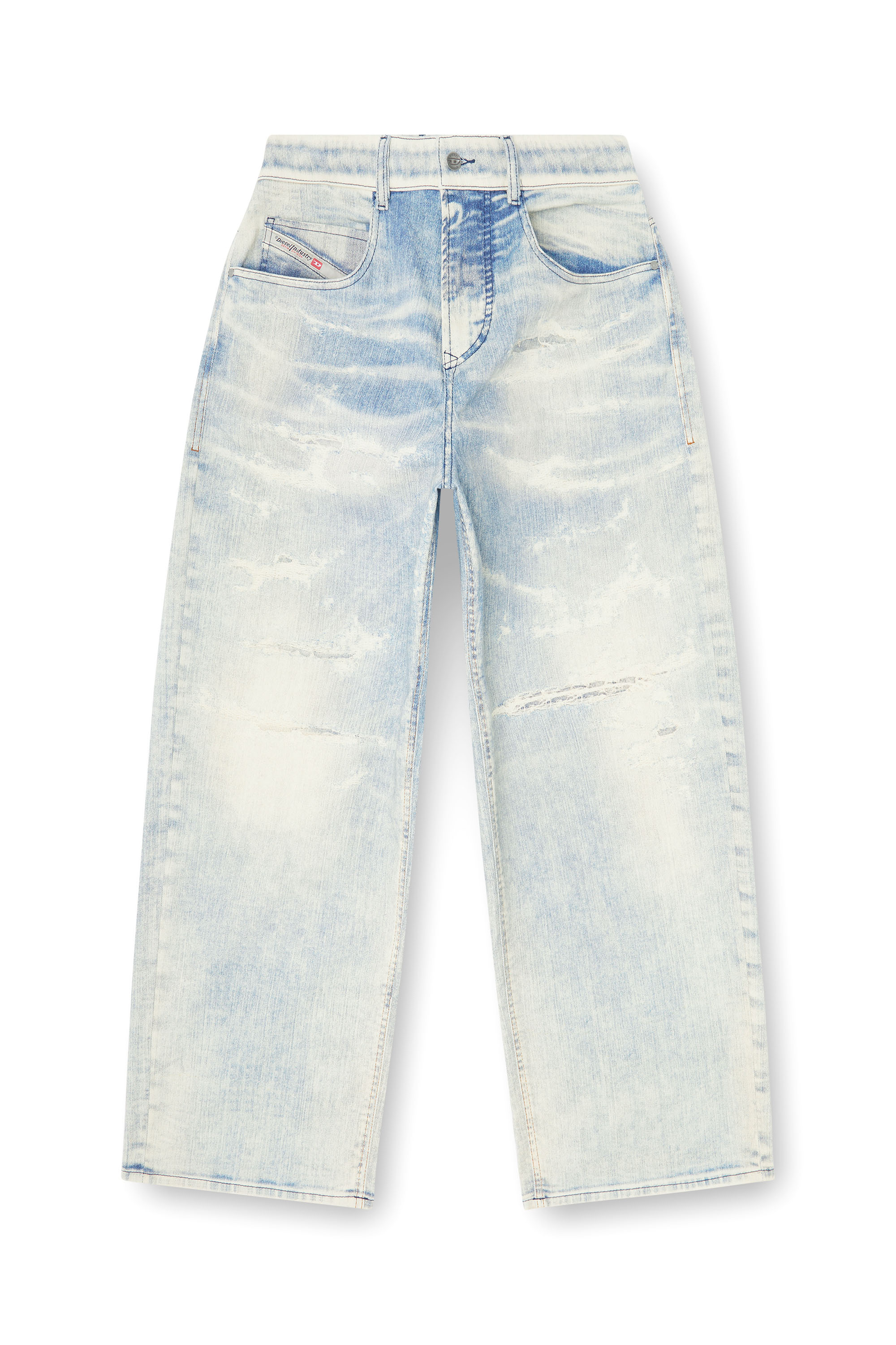 Diesel - Relaxed 2097 D-Enim-M Joggjeans&reg; 068XM Mixte, Bleu Clair - Image 6