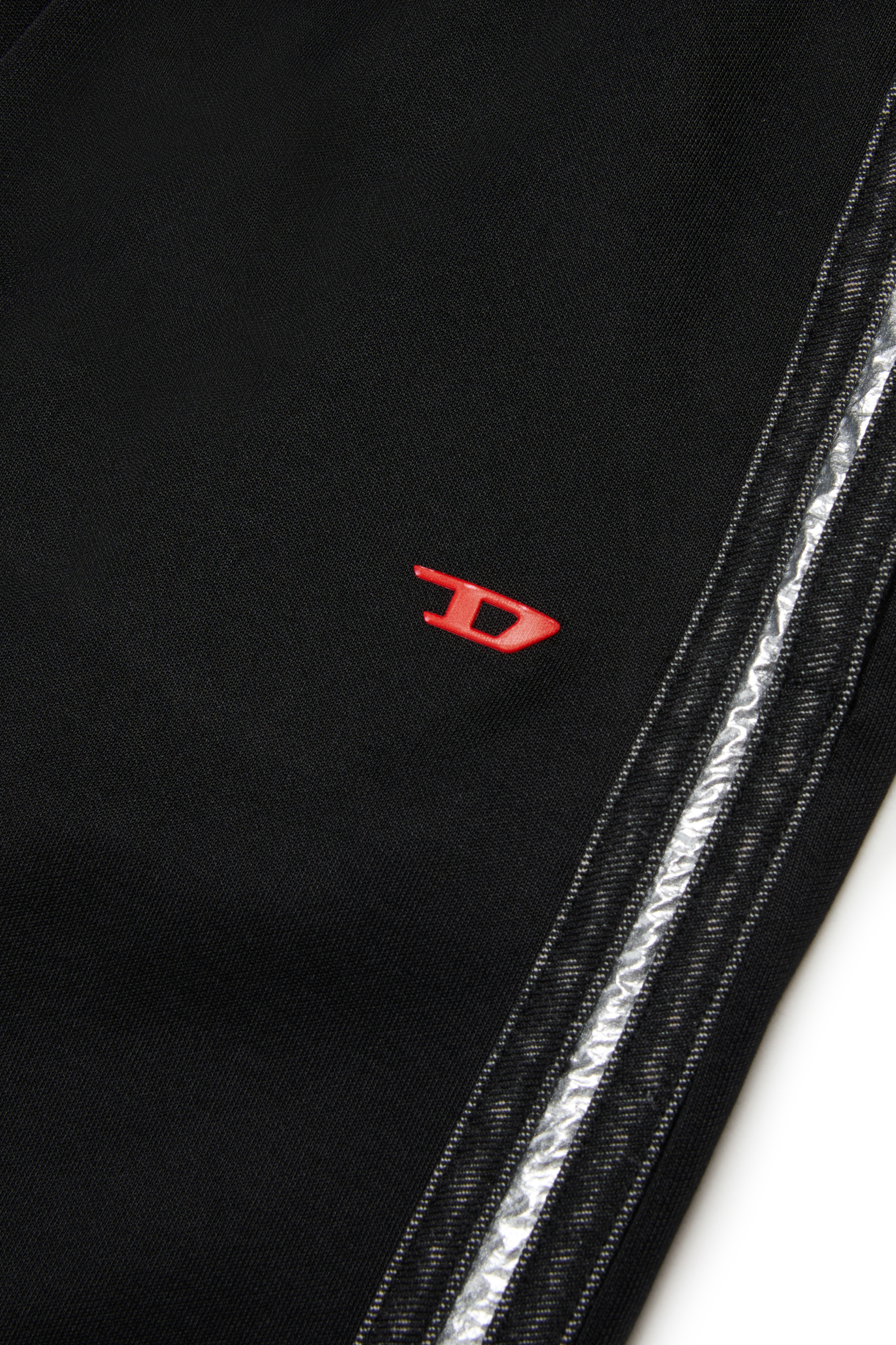 Diesel - PACARON, Pantalon de surv&ecirc;tement avec bandes lat&eacute;rales Homme in Noir - 4