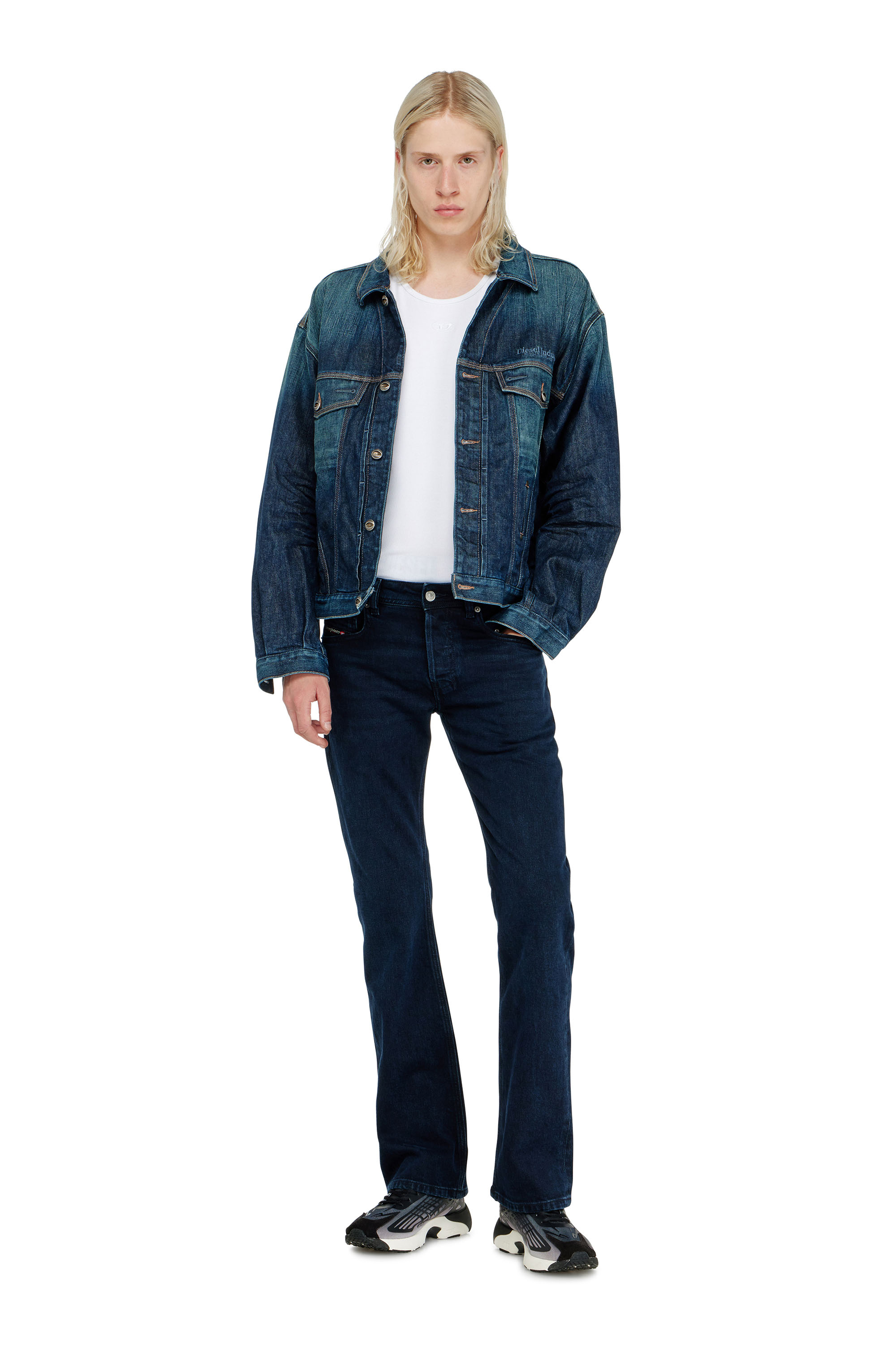 Diesel - Bootcut Jeans 2007 Zatiny 0KBBJ Homme, Bleu Fonc&eacute; - Image 1