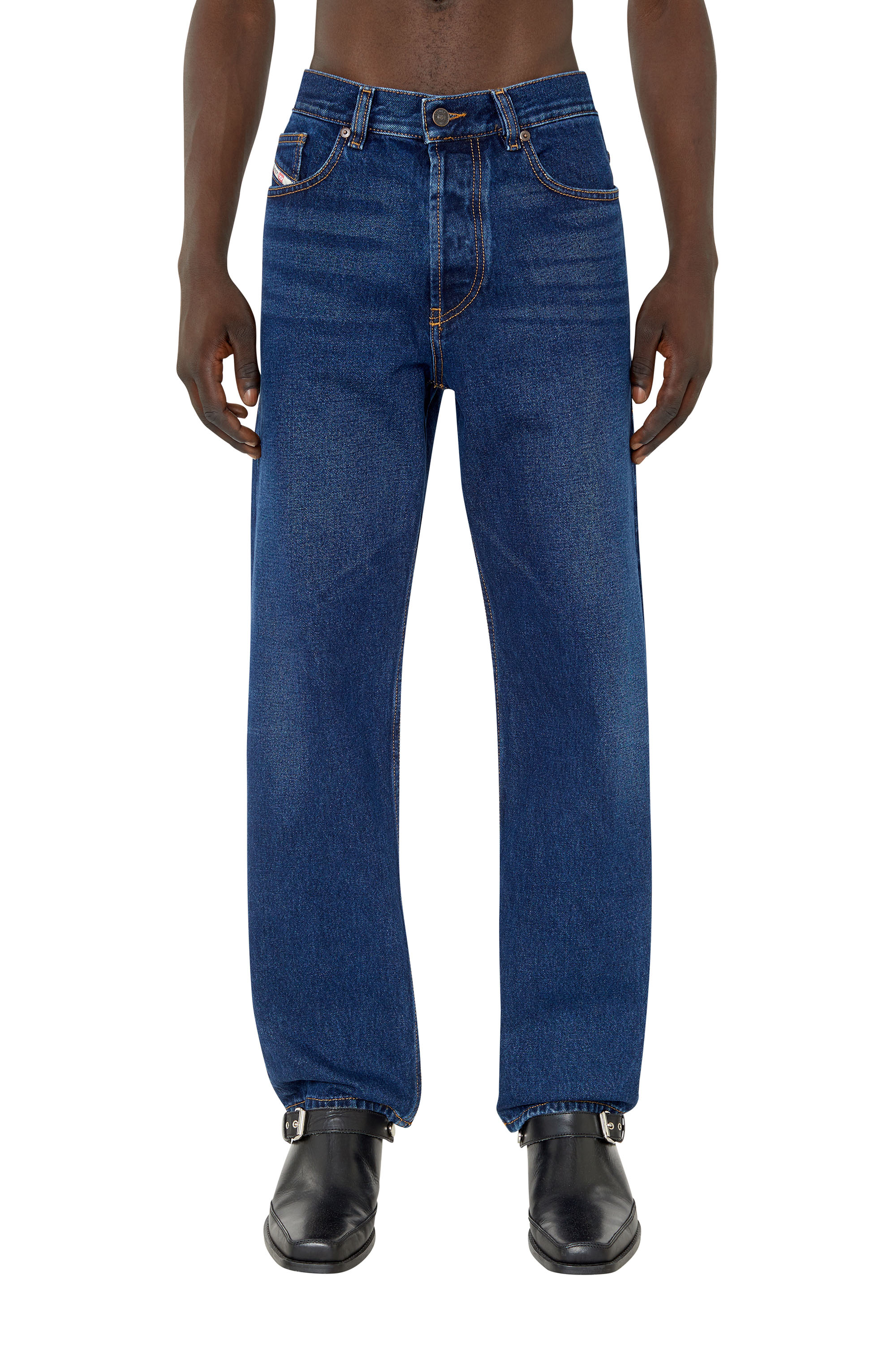 Diesel - 2010 D-Macs 007E6 Straight Jeans, Dark Blue - Image 1