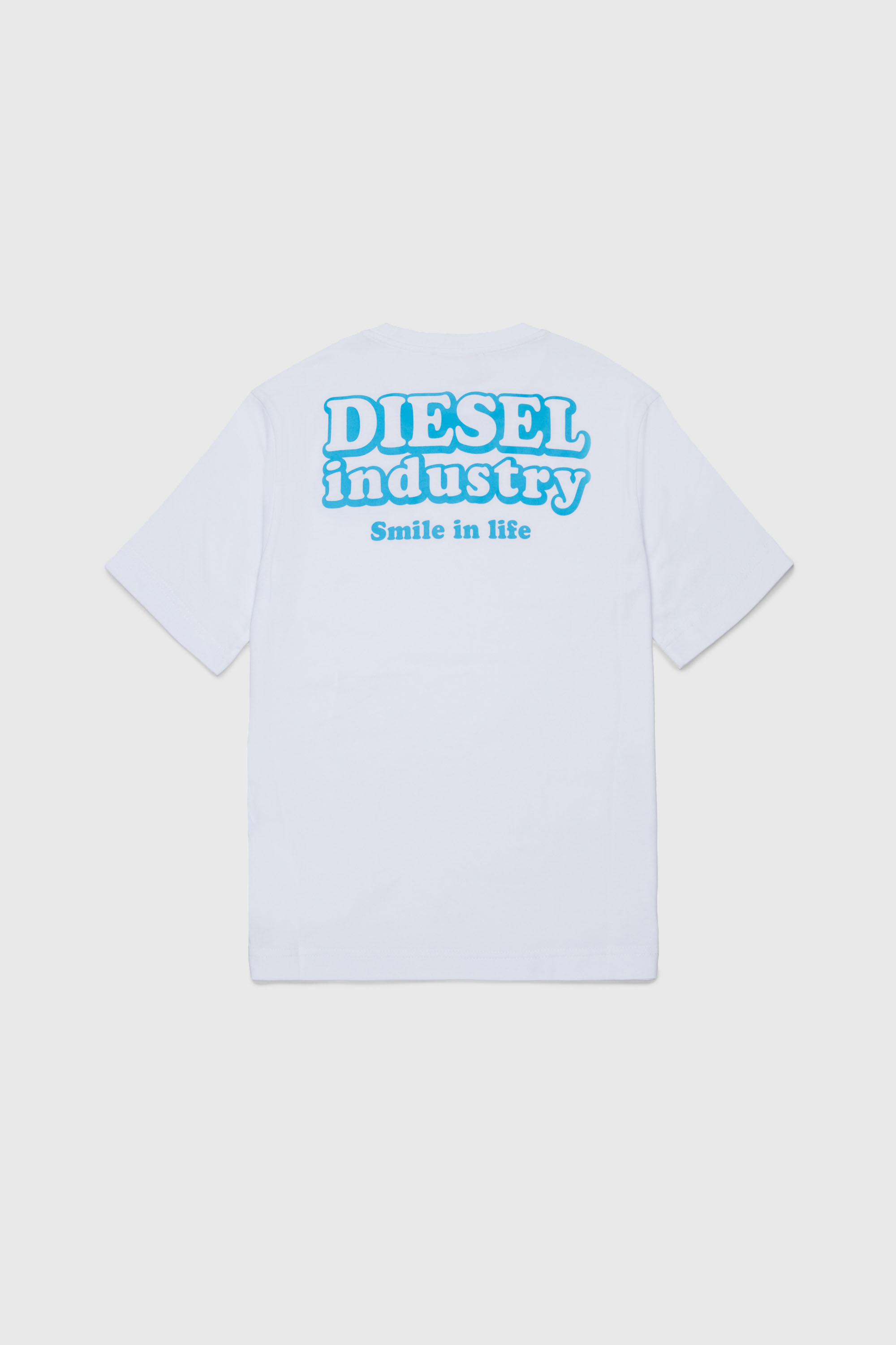 Diesel - TLODIM OVER, T-shirt avec imprim&eacute; Diesel Industry Homme in Blanc - 2