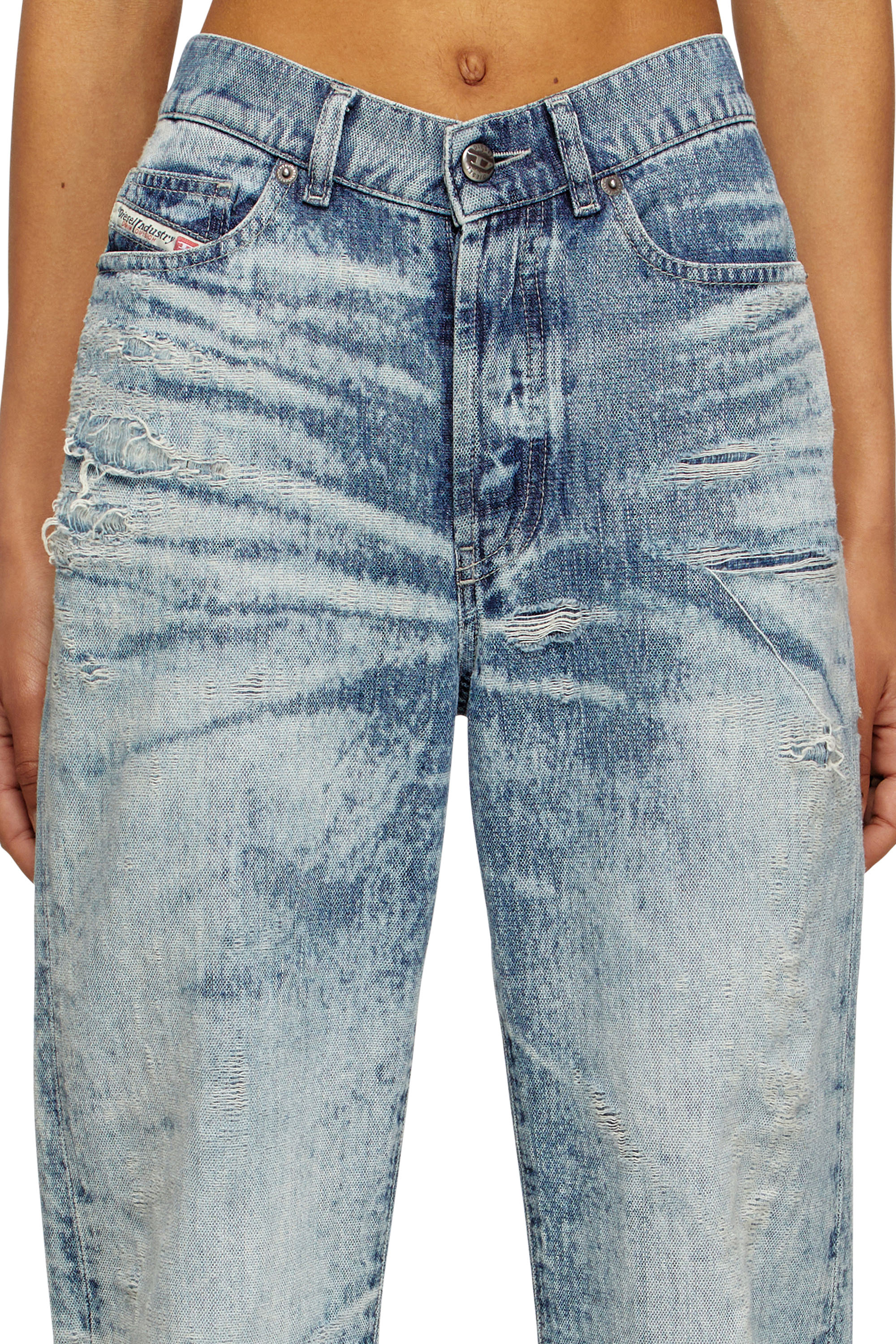 Diesel - Regular Jeans 1971 D-Sent 068TY Femme, Bleu Clair - Image 4