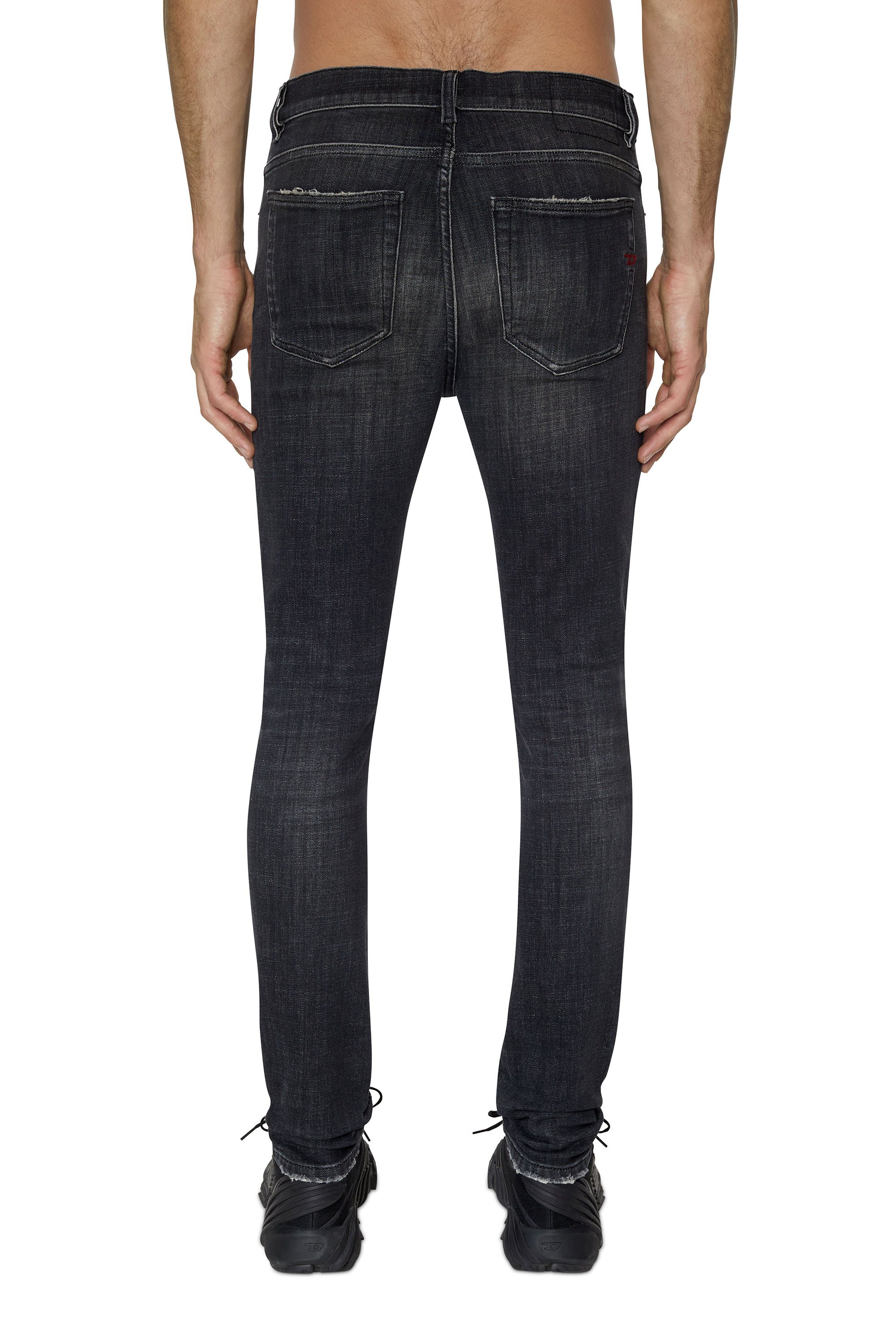 Diesel - 1983 D-Amny 09D88 Skinny Jeans, Black/Dark grey - Image 2