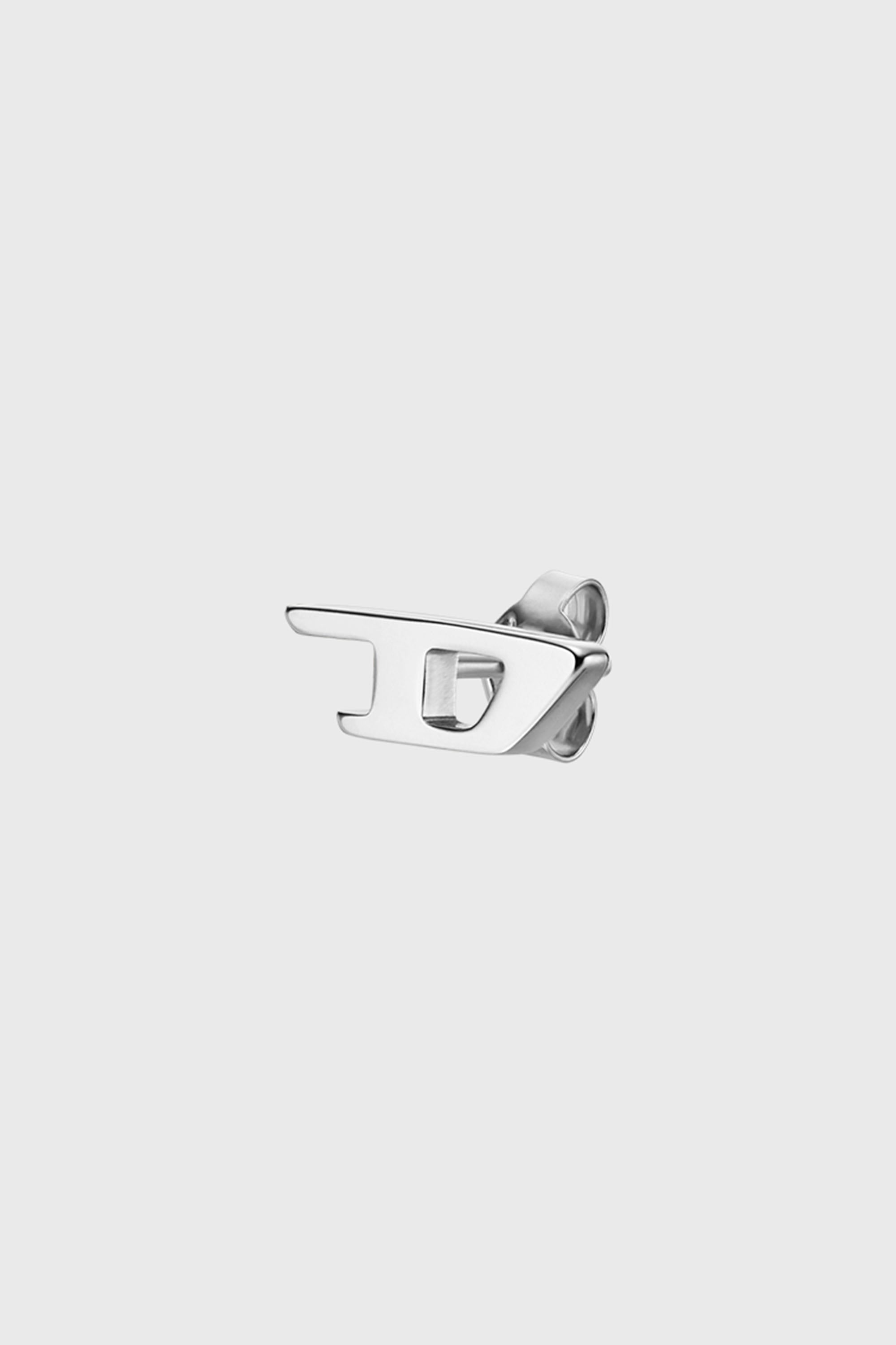 Diesel - DX1519, Boucle d'oreille en acier inoxydable Mixte in Gris argent&eacute; - 1