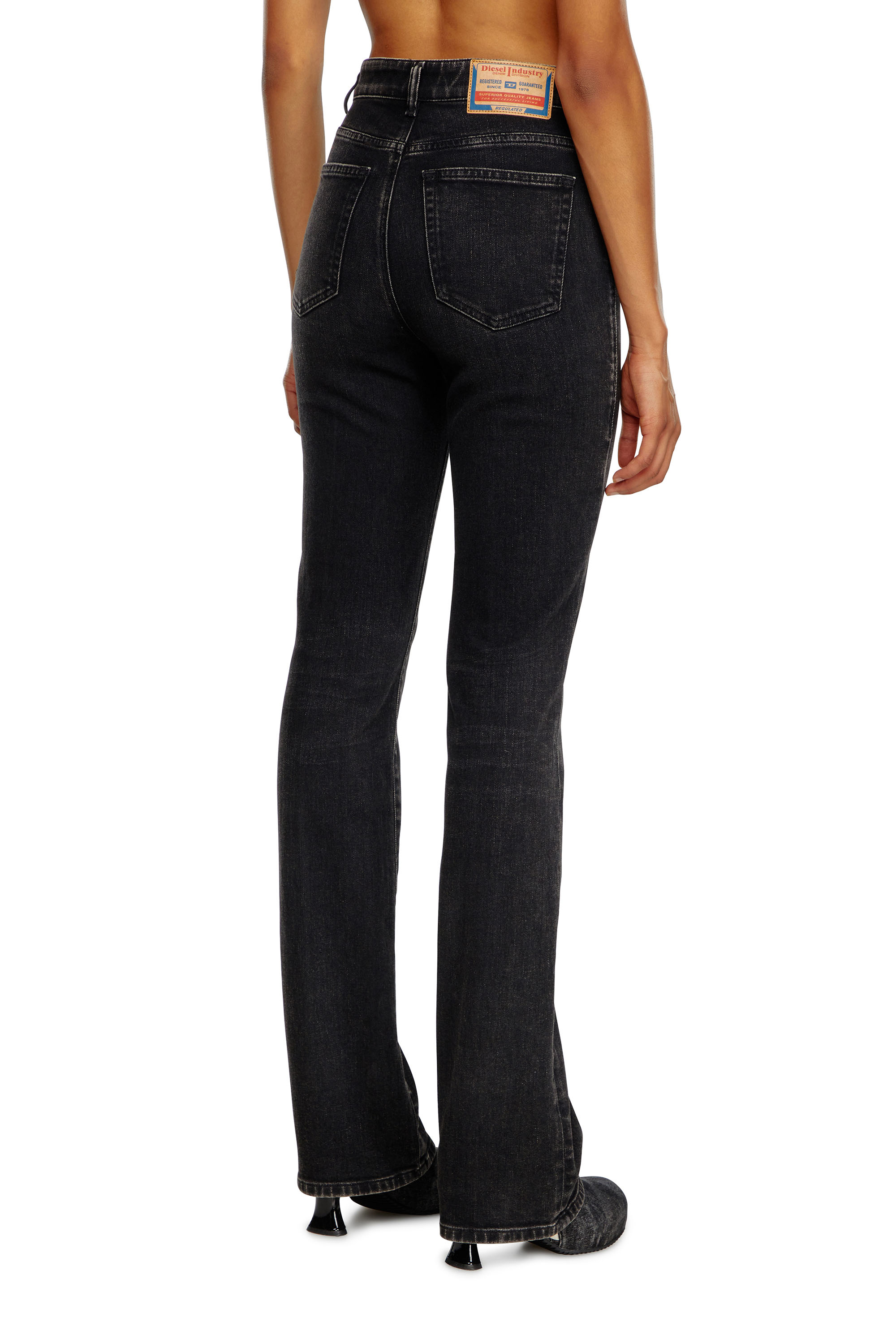 Diesel - Bootcut Jeans 2003 D-Escription 09I30 Femme, Noir/Gris fonc&eacute; - Image 4